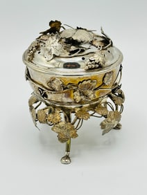 Dutch Silver Potpourri Dish