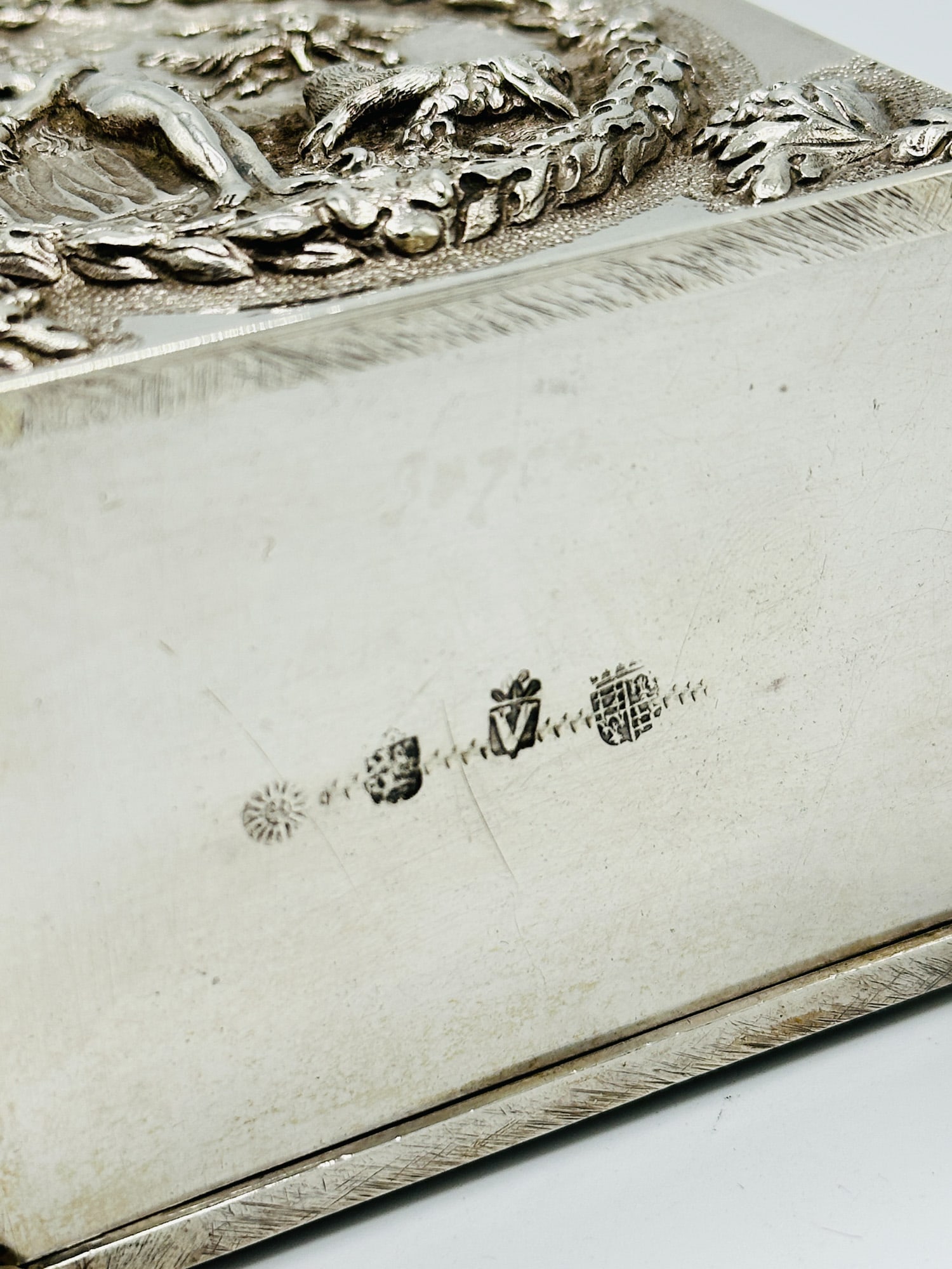 Continental Silver Tea Caddy - 6