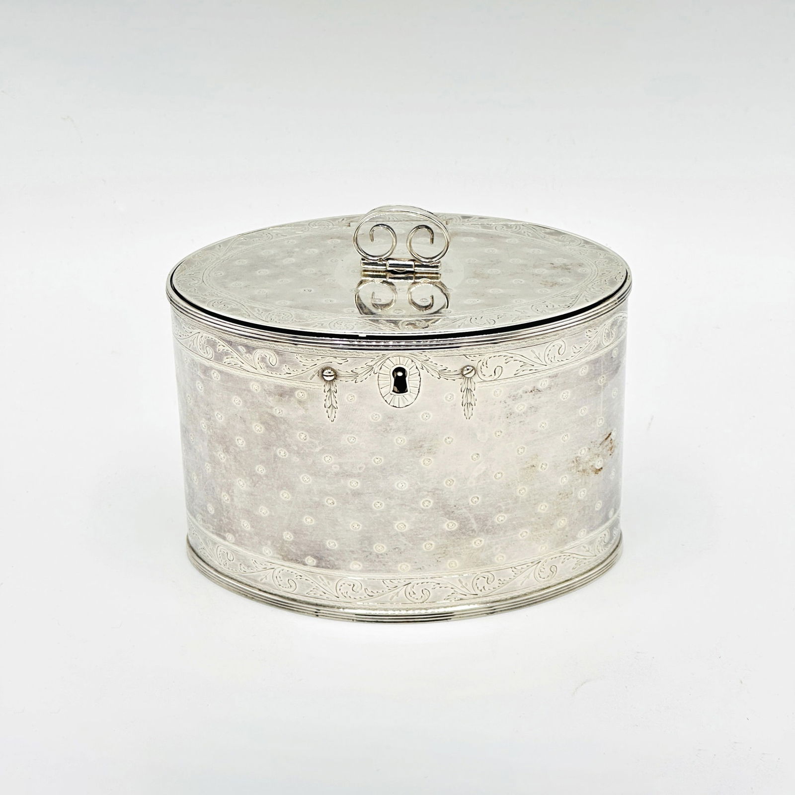 Dutch Silver Tea Caddy (1 of 7)