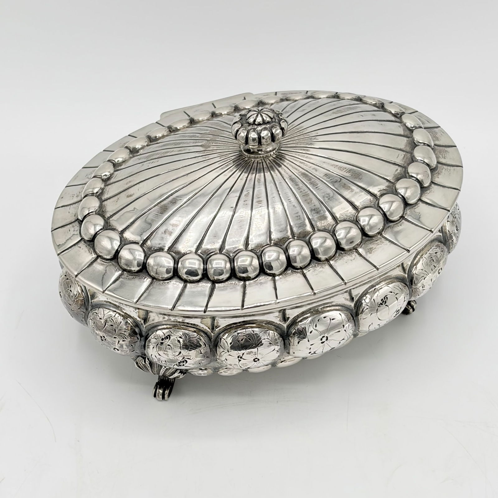 Continental Silver Sugar Box - 3
