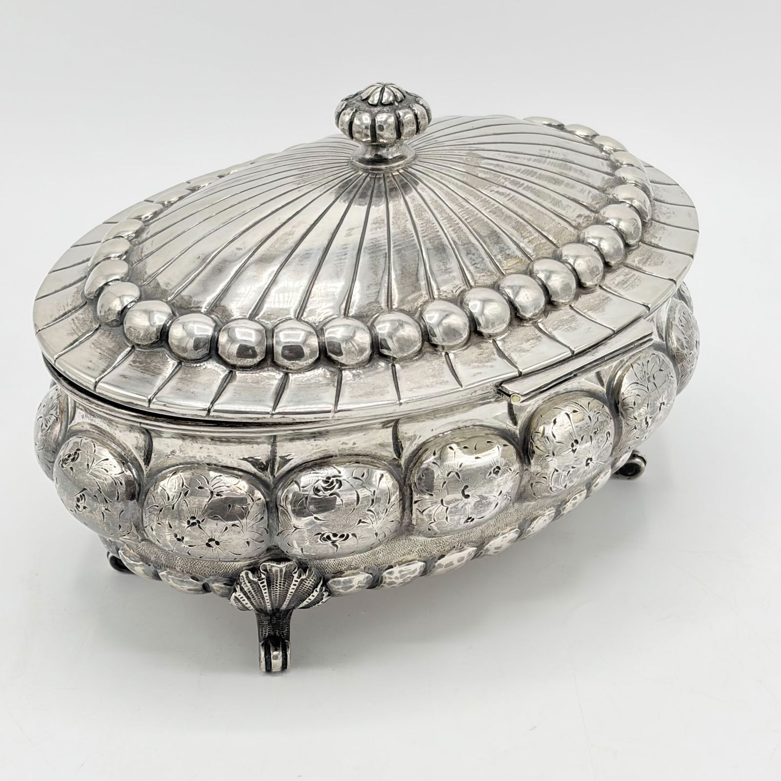 Continental Silver Sugar Box - 4