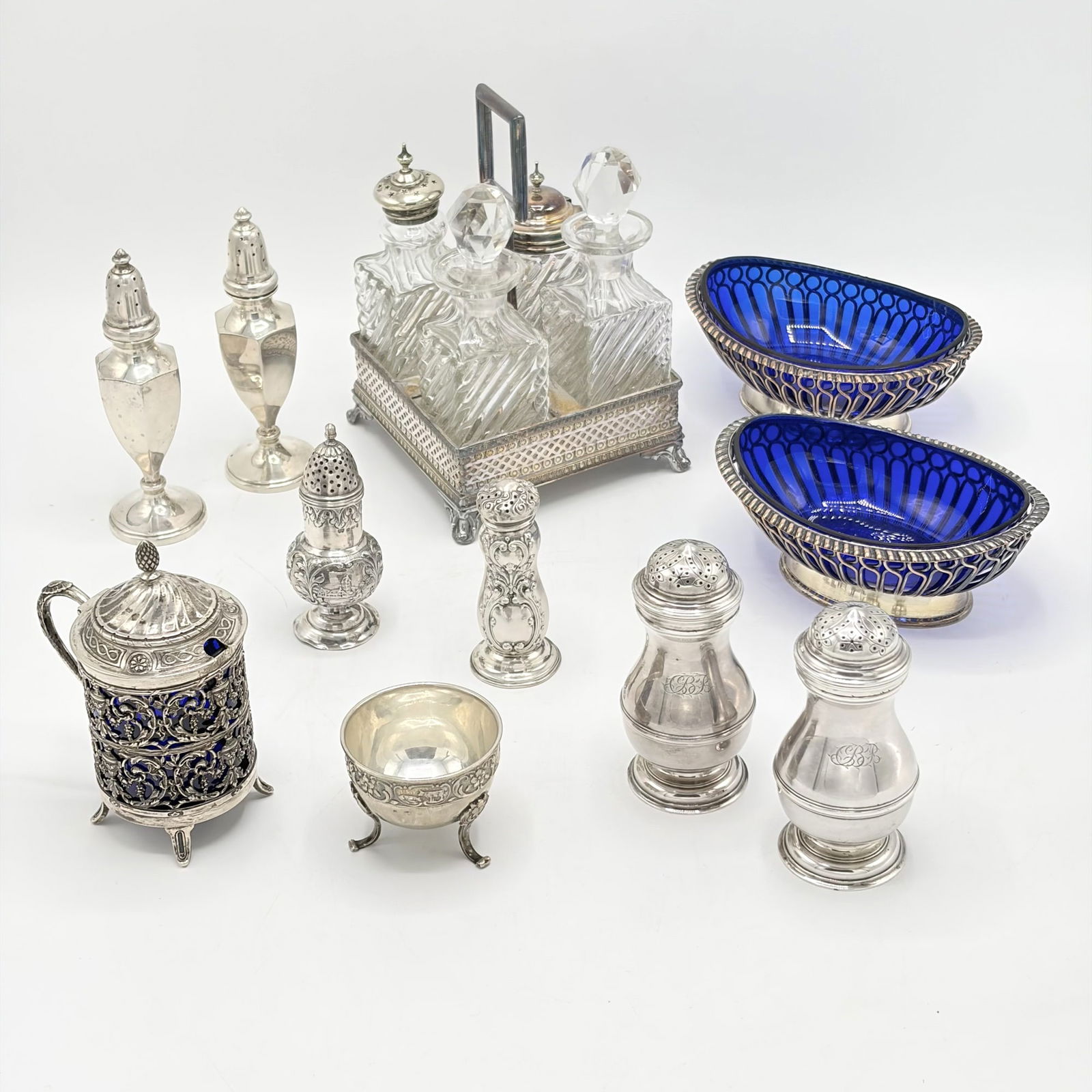 Group of Silver and Silver Plate Table Articles (1 of 10)