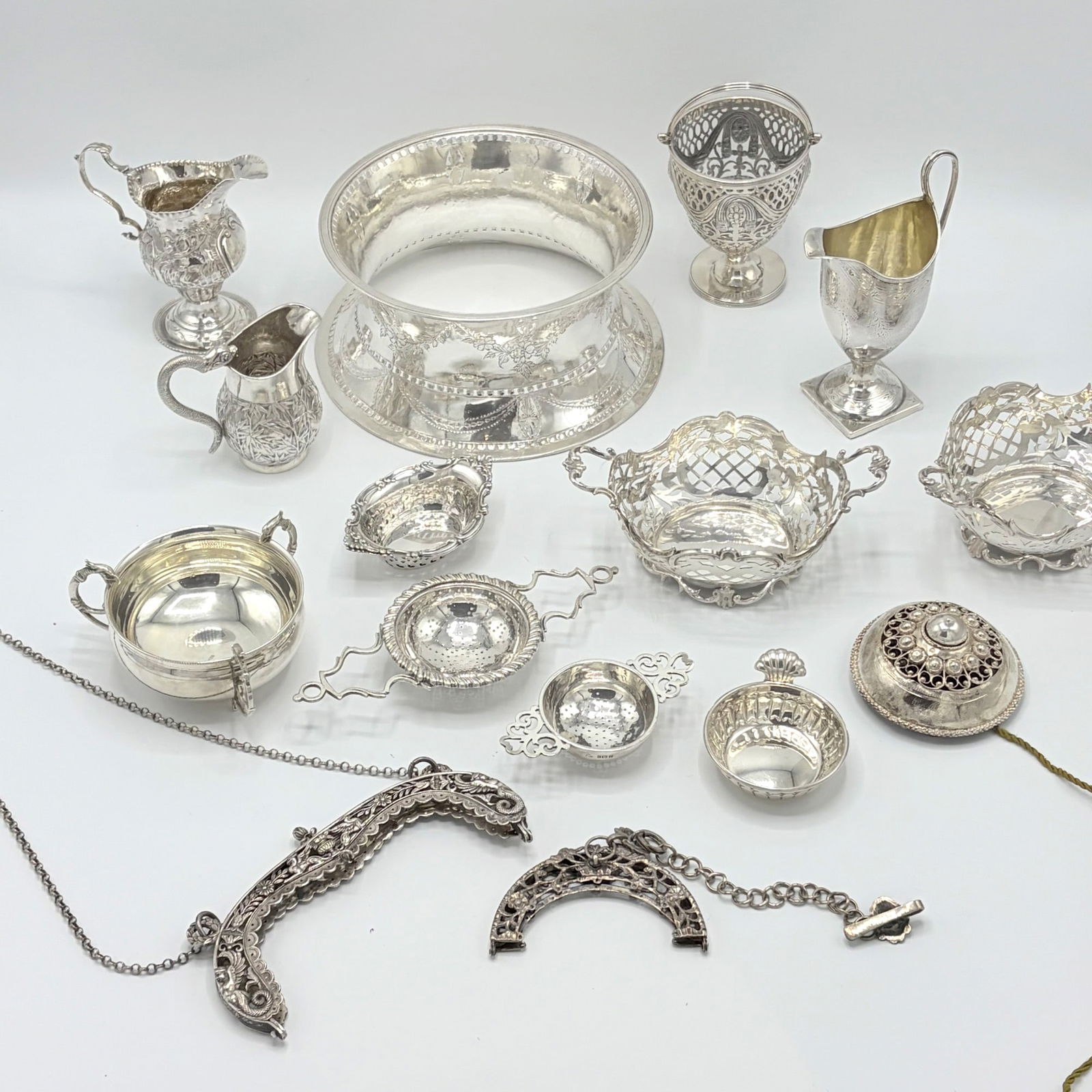 Group of Silver Table Articles - 2