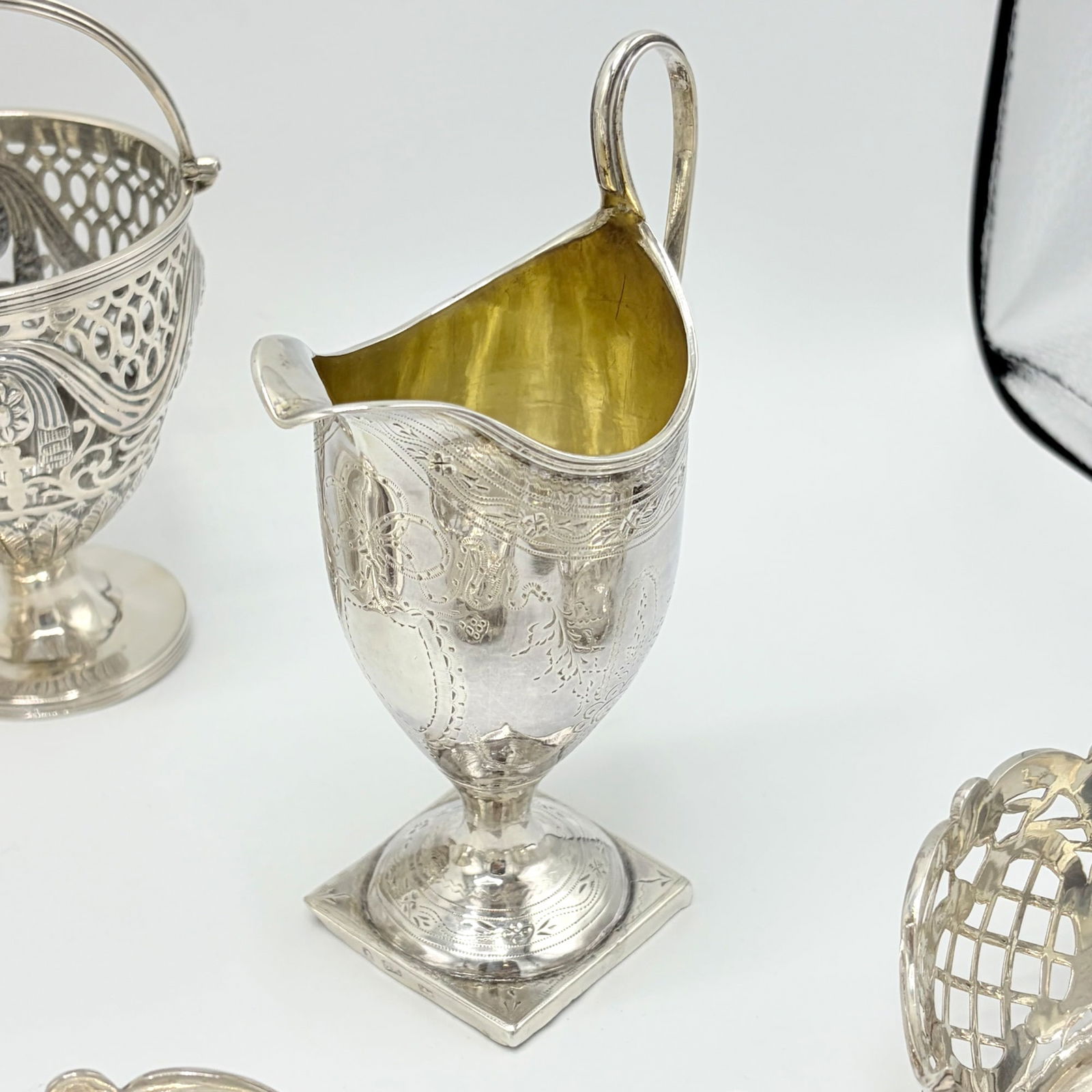 Group of Silver Table Articles - 7