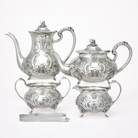 English Sterling Silver Tea and Coffee Service