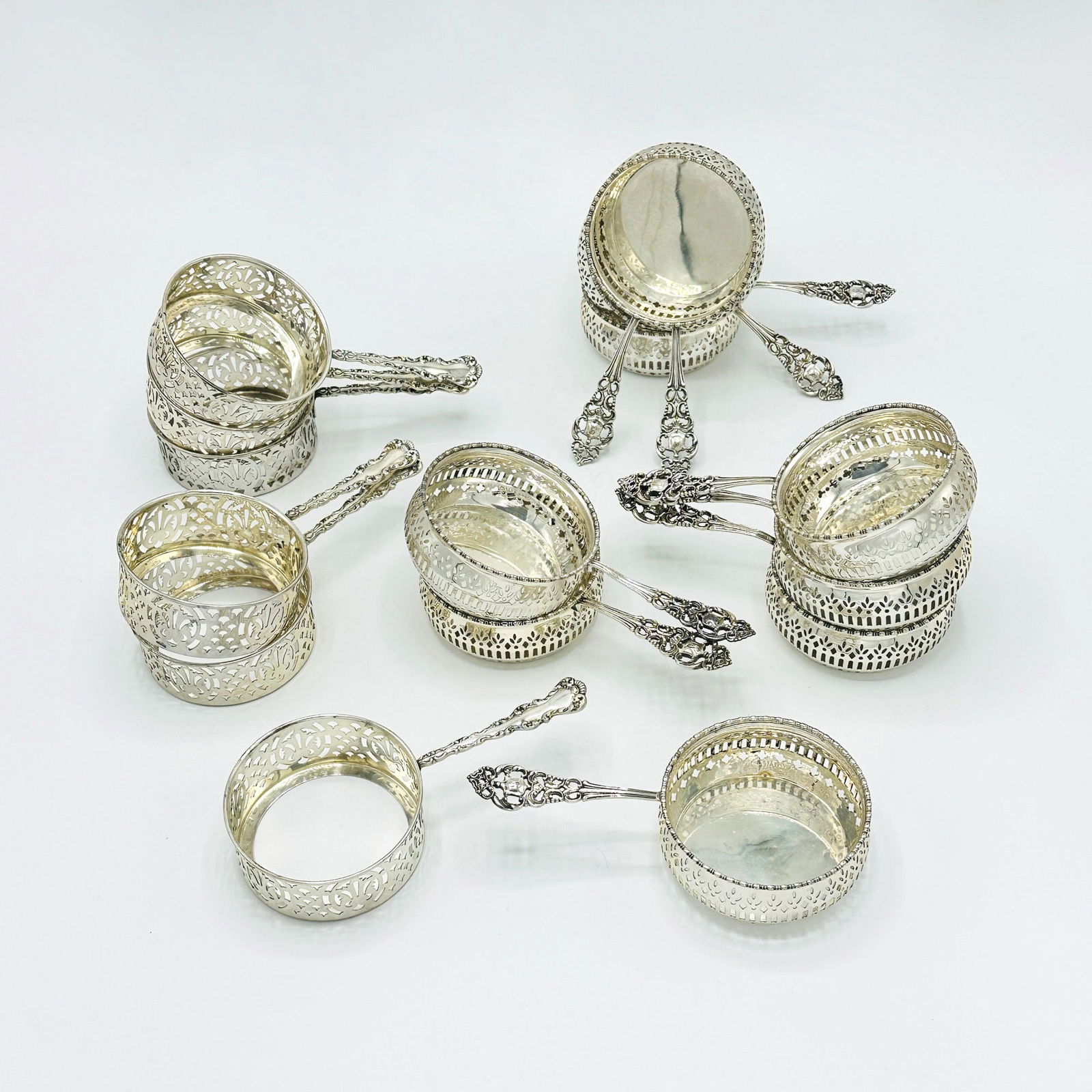 Assembled Group of Sixteen American Sterling Silver Ramekin Holders (1 of 8)
