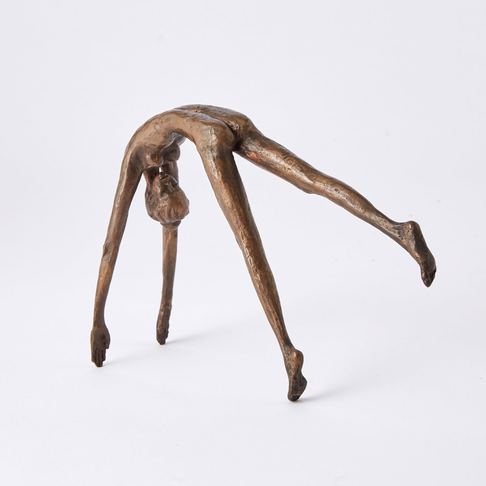 Margret Peggy Roventlow: British/American, 1915-2014 Dancer, 1963 Signed and dated Peggy Roventlow 1963 on the torso Bronze with a brown patina Height 5 1/2 inches (14 cm)