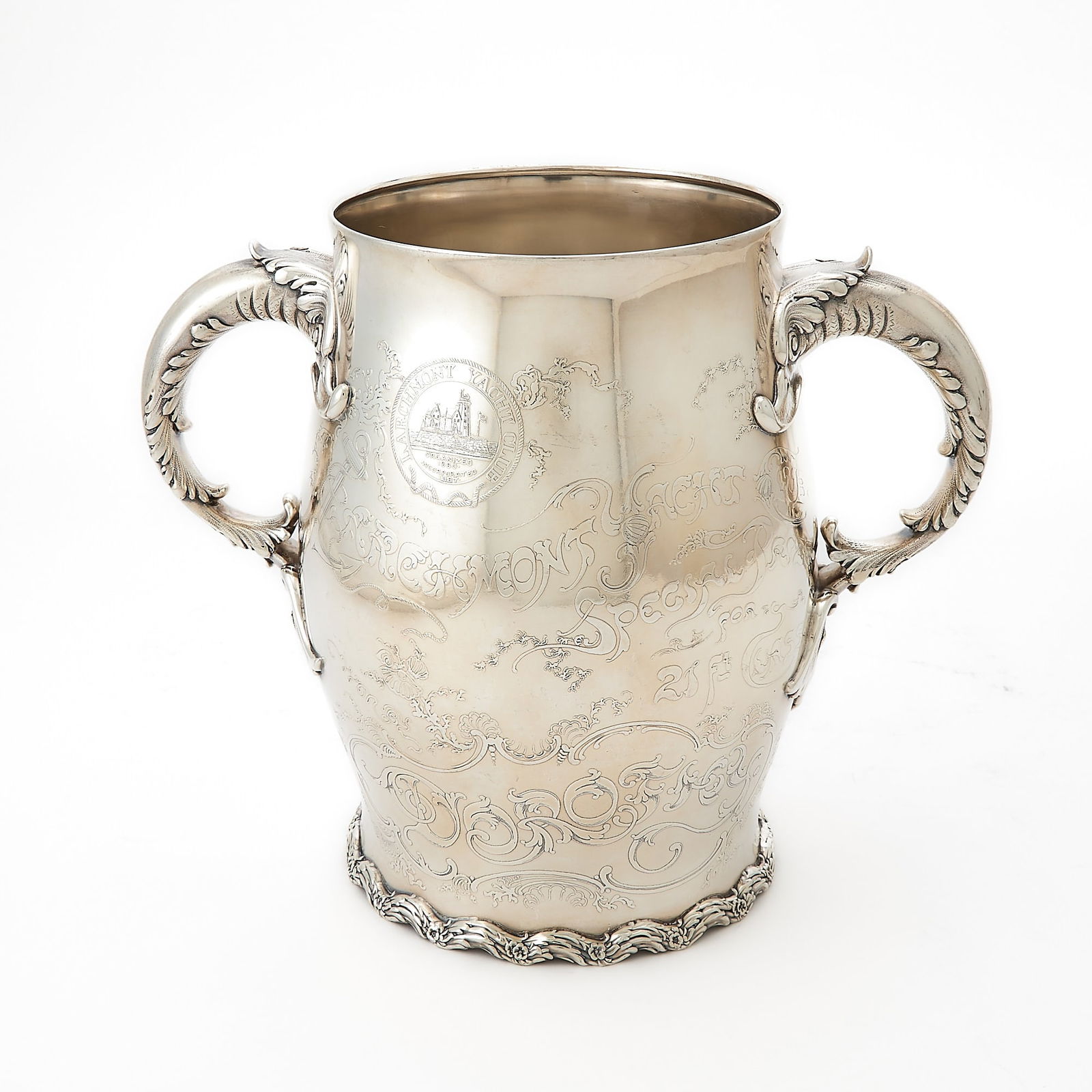 American Sterling Silver Yachting Trophy, Presented to H.P. Whitney's Dorothy (1 of 7)