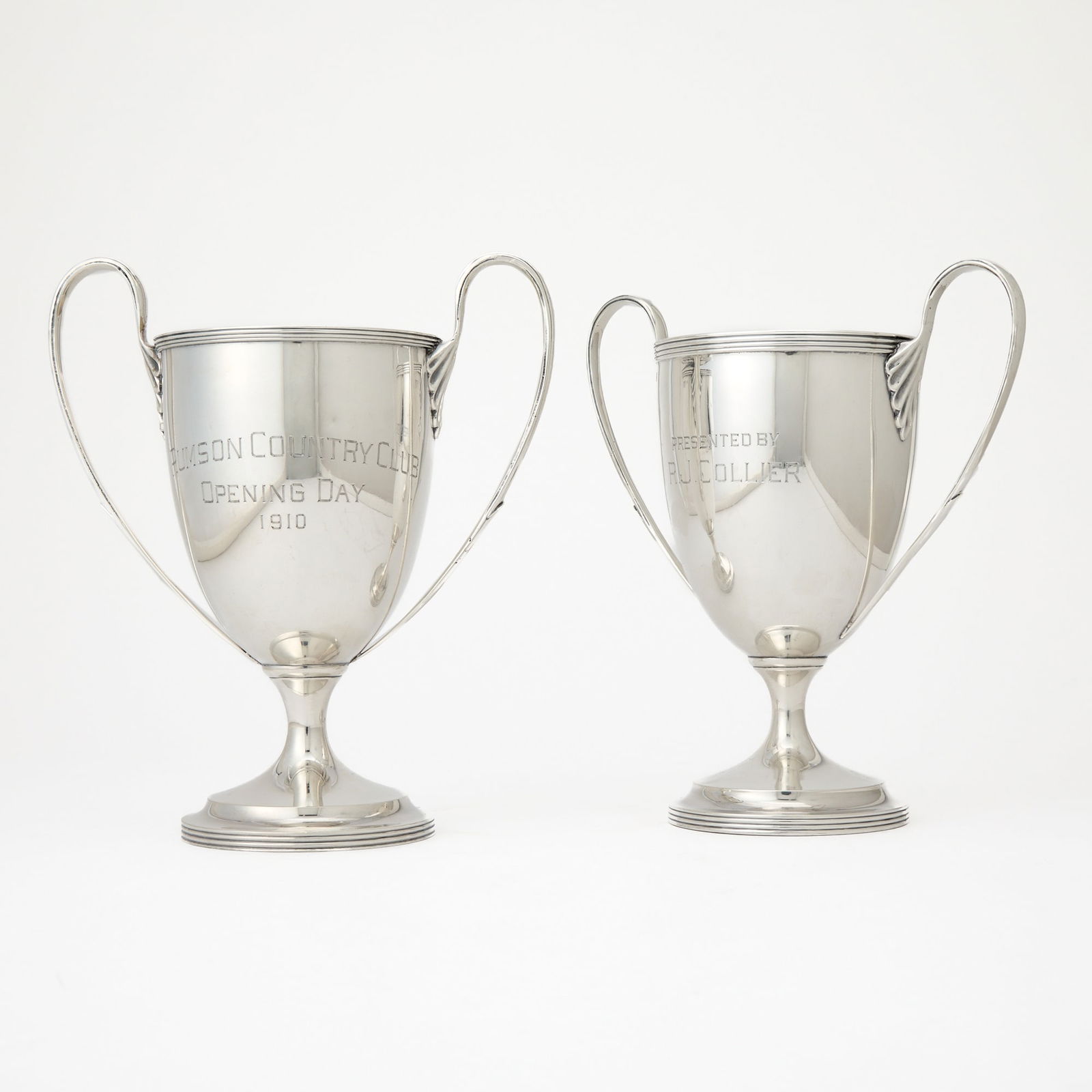Two Edward VII Sterling Silver Trophy Cups (1 of 6)