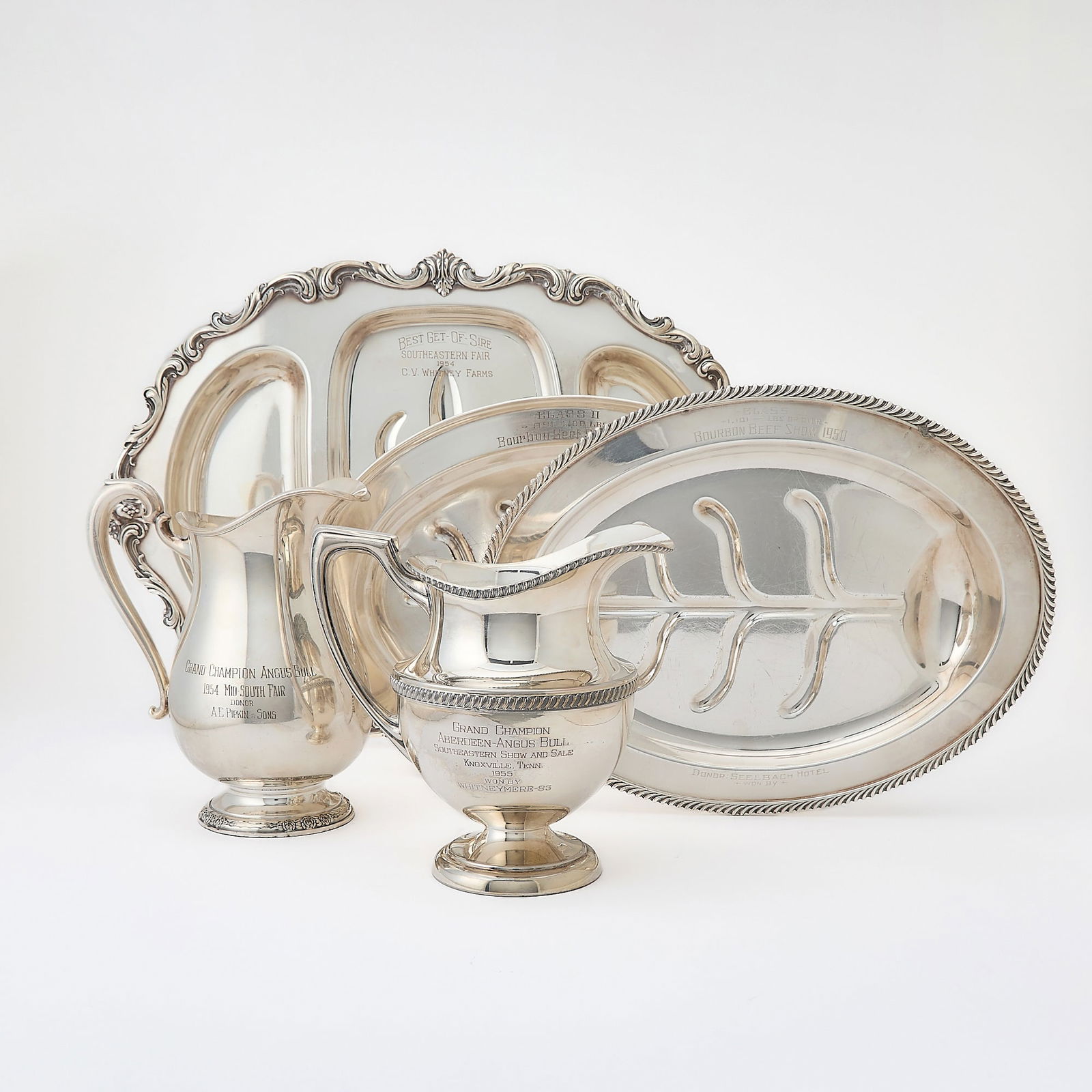 Group of Five Silver Plated Trophies (1 of 12)