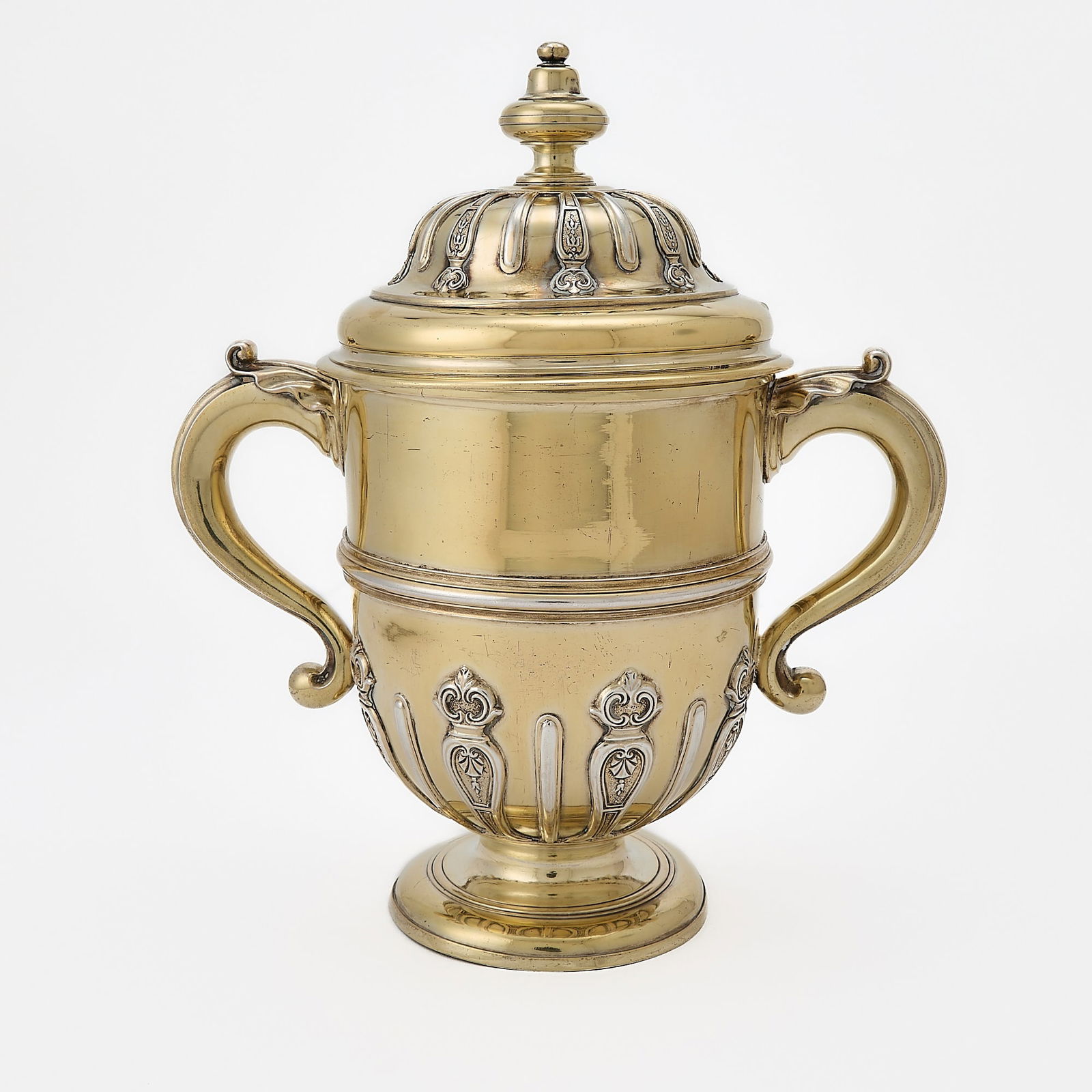 George I Britannia Standard Silver-Gilt Cup and Cover (1 of 6)