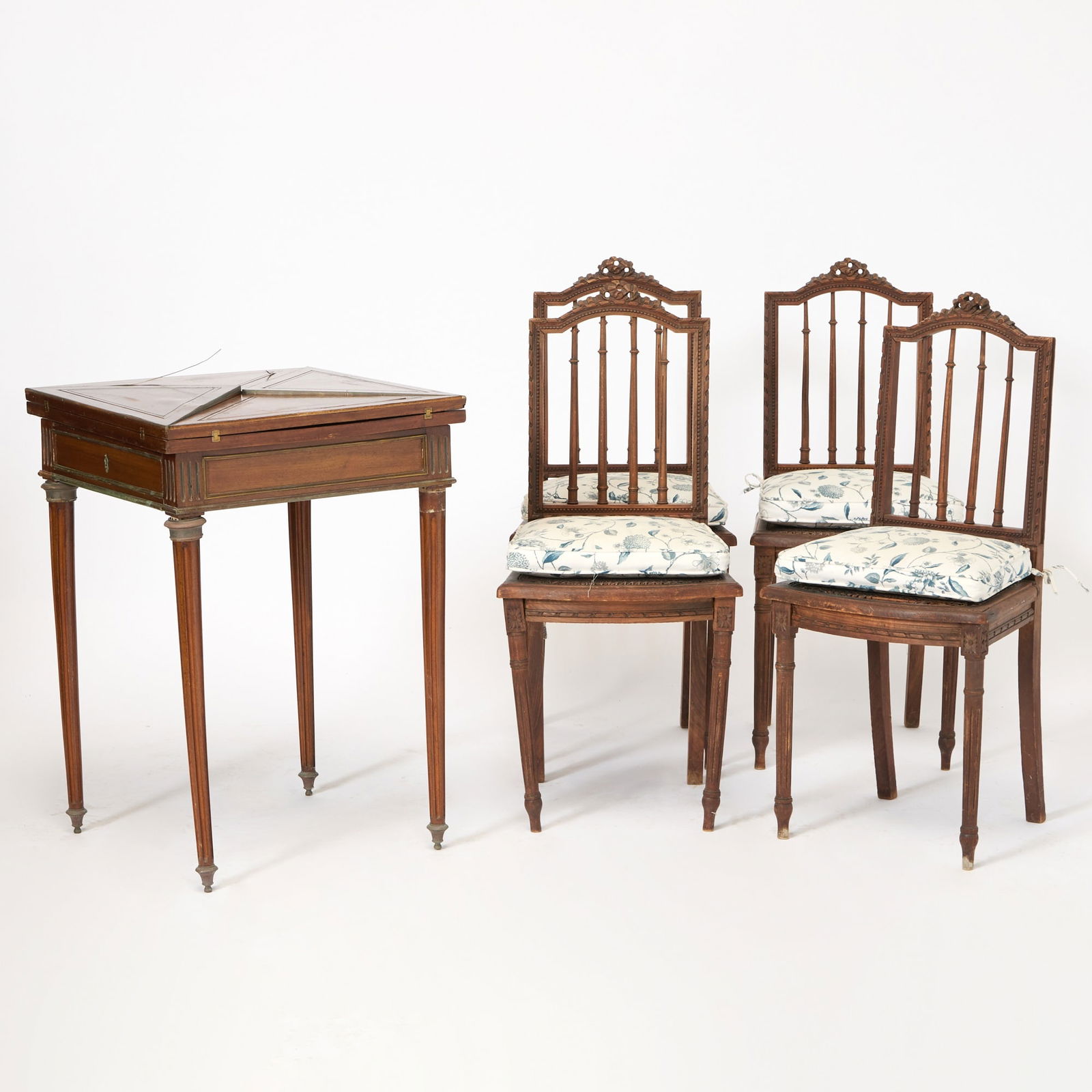 Louis XVI Style Mahogany Games Table (1 of 17)