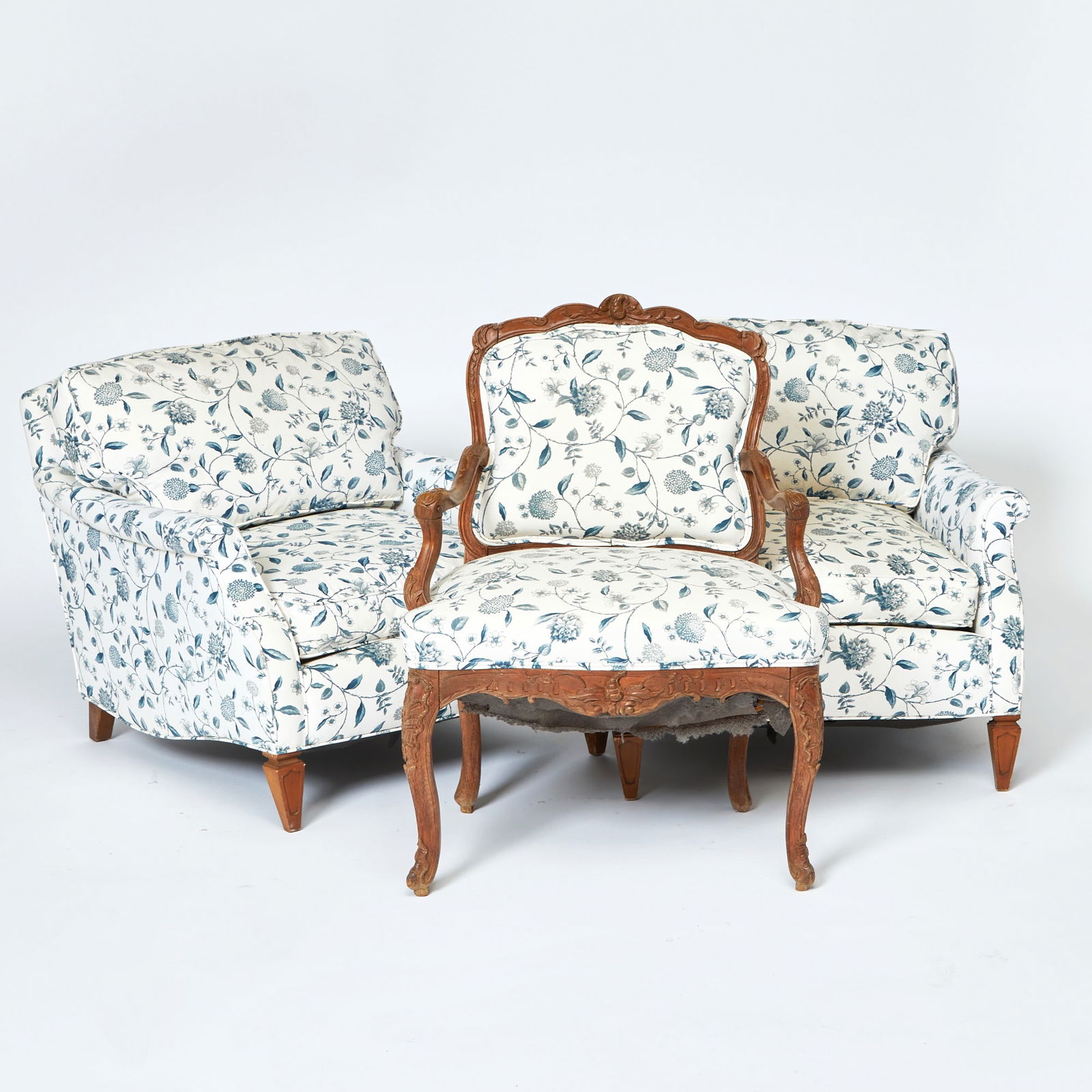 Pair of Upholstered Club Chairs (1 of 5)