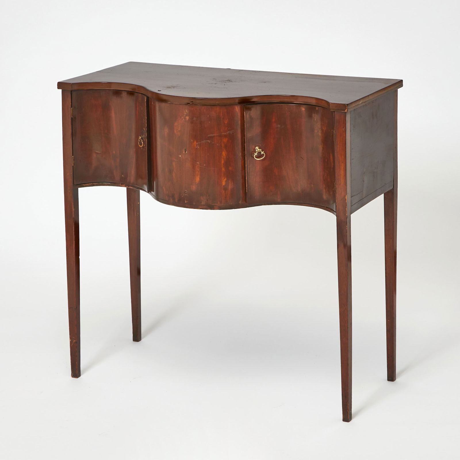 George III Style Mahogany Side Cabinet (1 of 3)