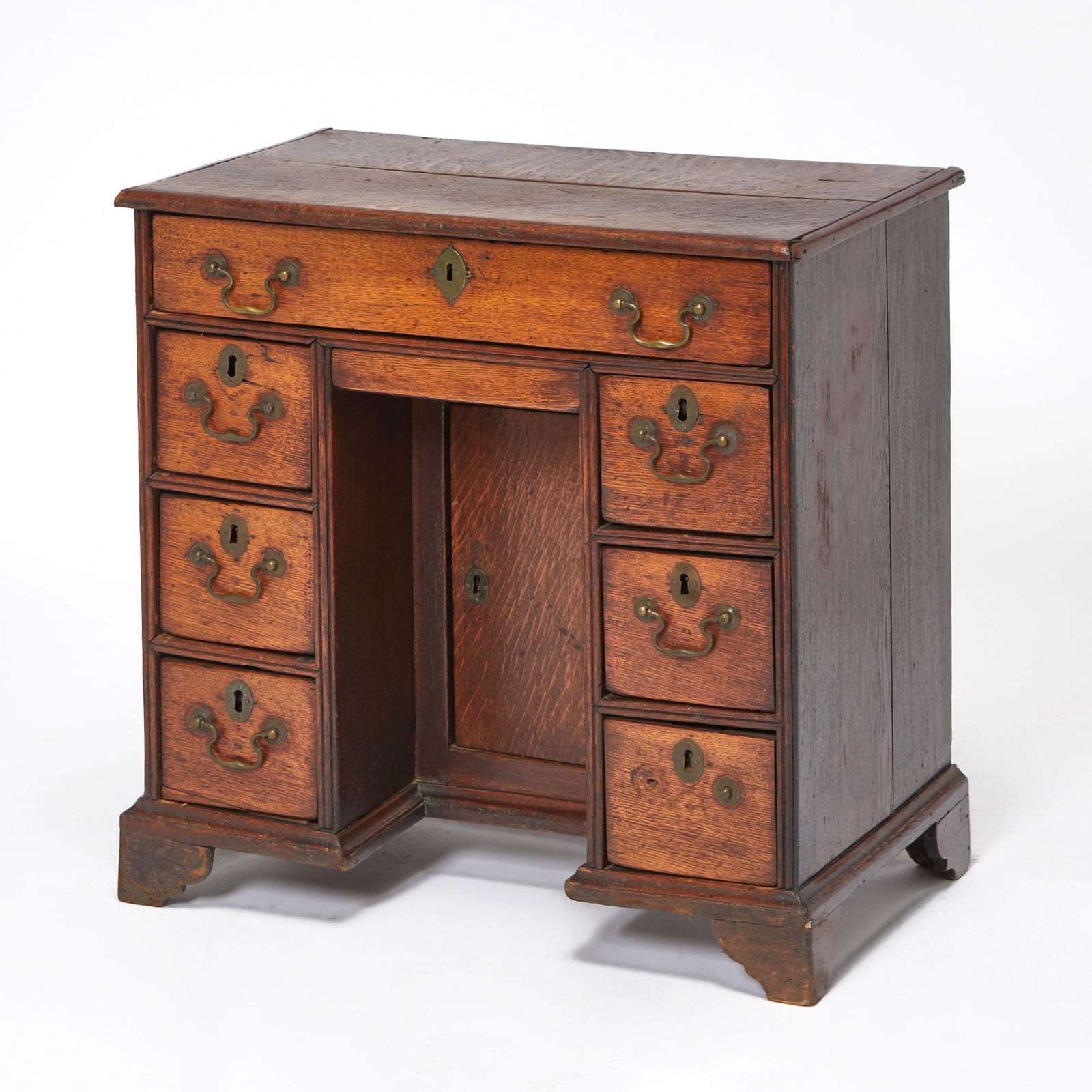 George I Oak Kneehole Desk (1 of 3)