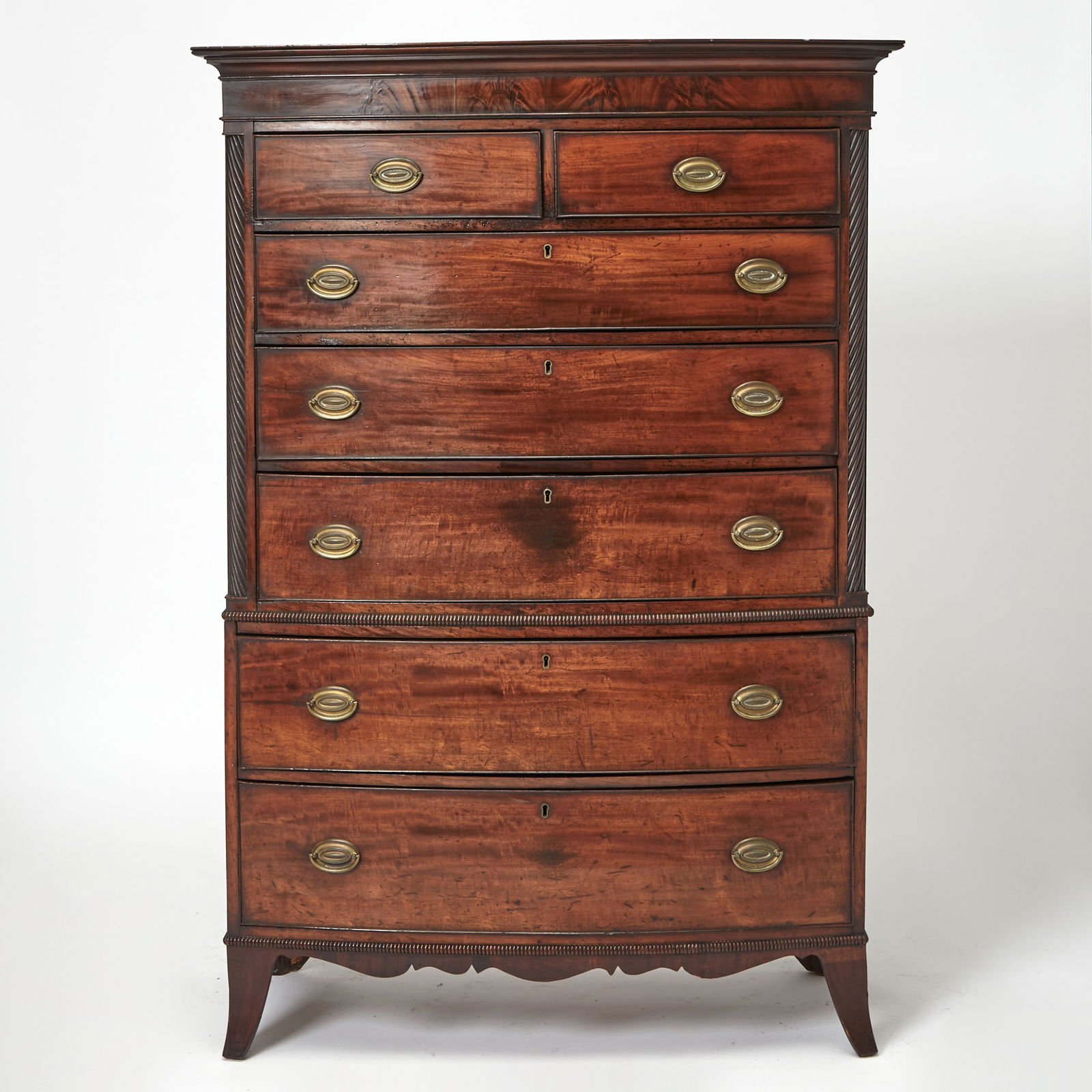 George III Mahogany Chest on Chest (1 of 3)
