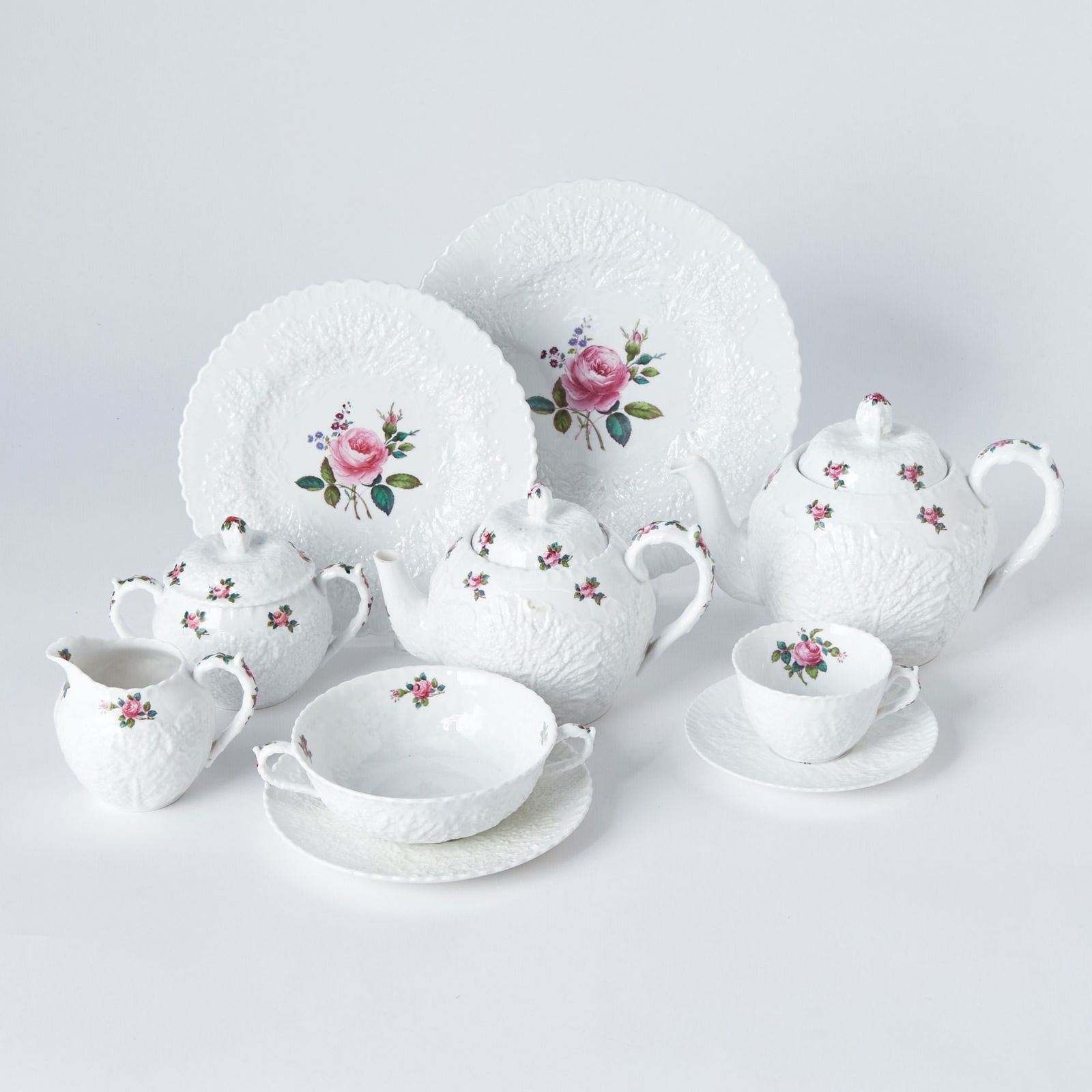 Spode Porcelain "Billingsley Rose" Pattern Dinner Service (1 of 2)