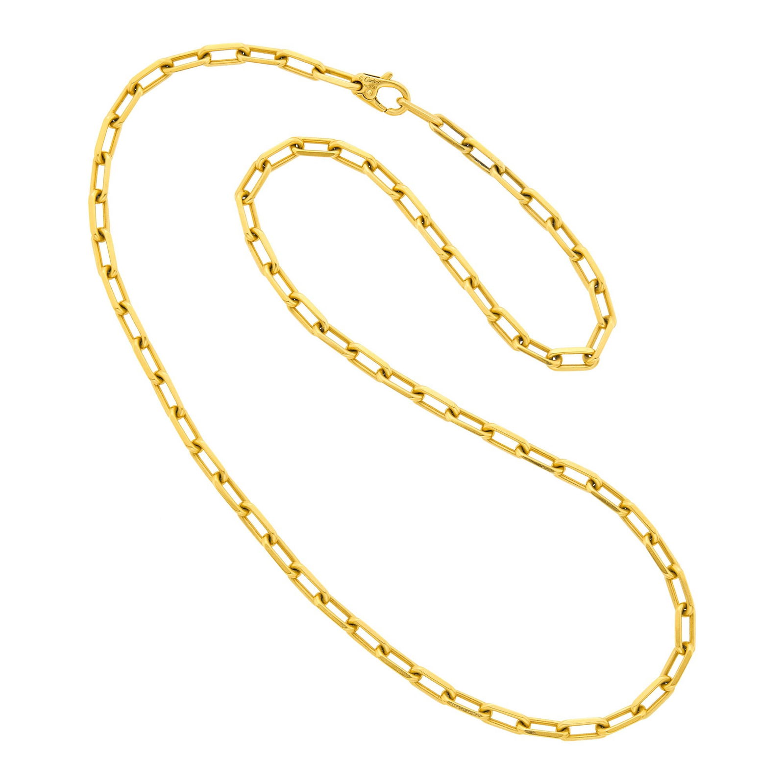 Cartier Gold 'Santos' Chain Necklace (1 of 3)