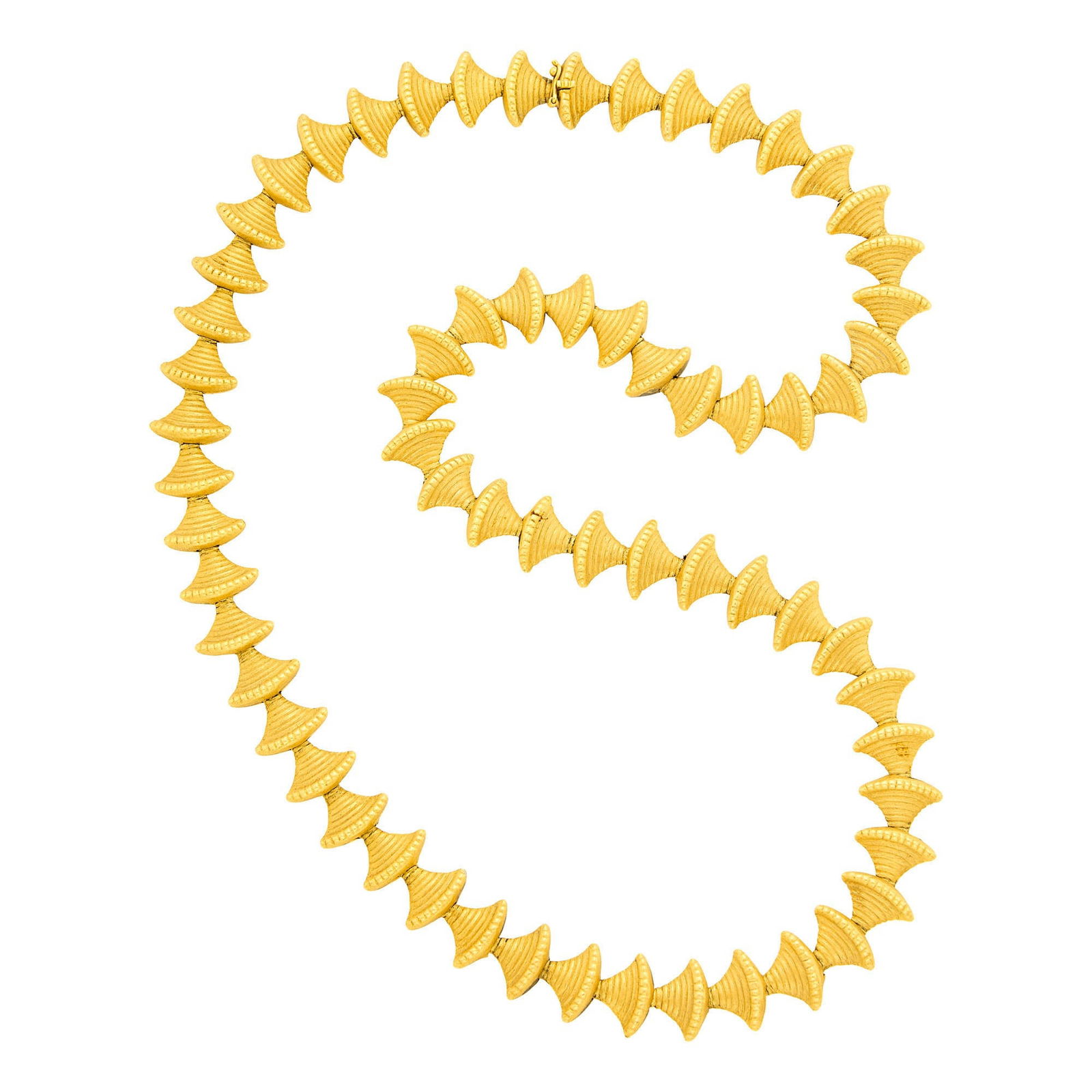 Long Gold Link Necklace (1 of 2)