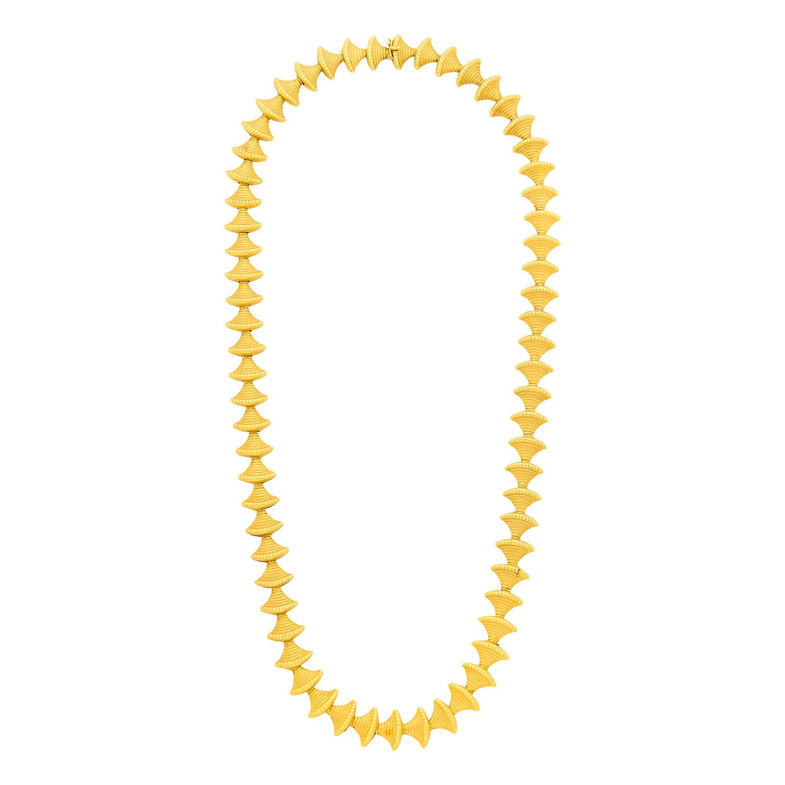 Long Gold Link Necklace - 2