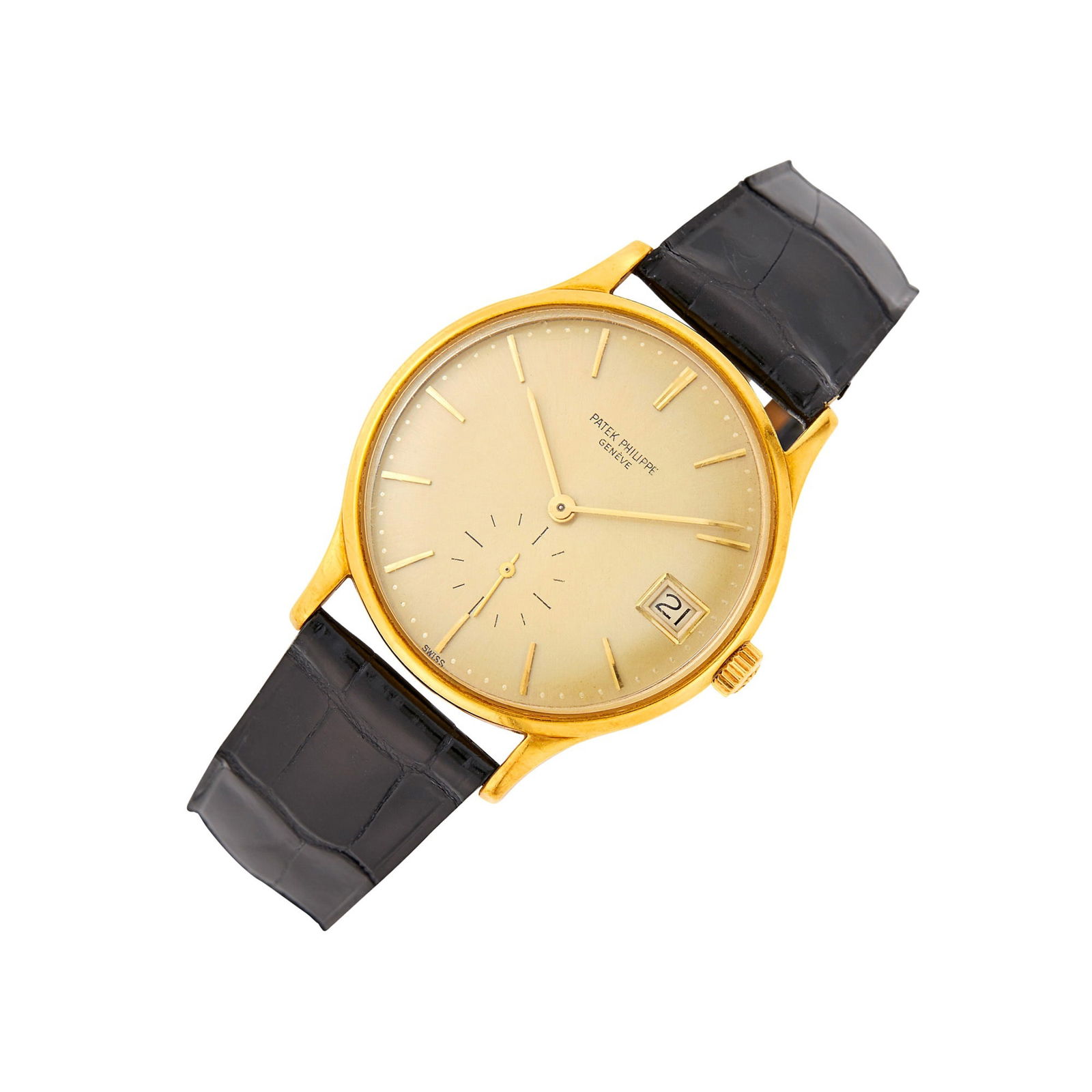 Patek Philippe Gentleman's Gold 'Calatrava' Wristwatch, Ref. 3514 (1 of 1)