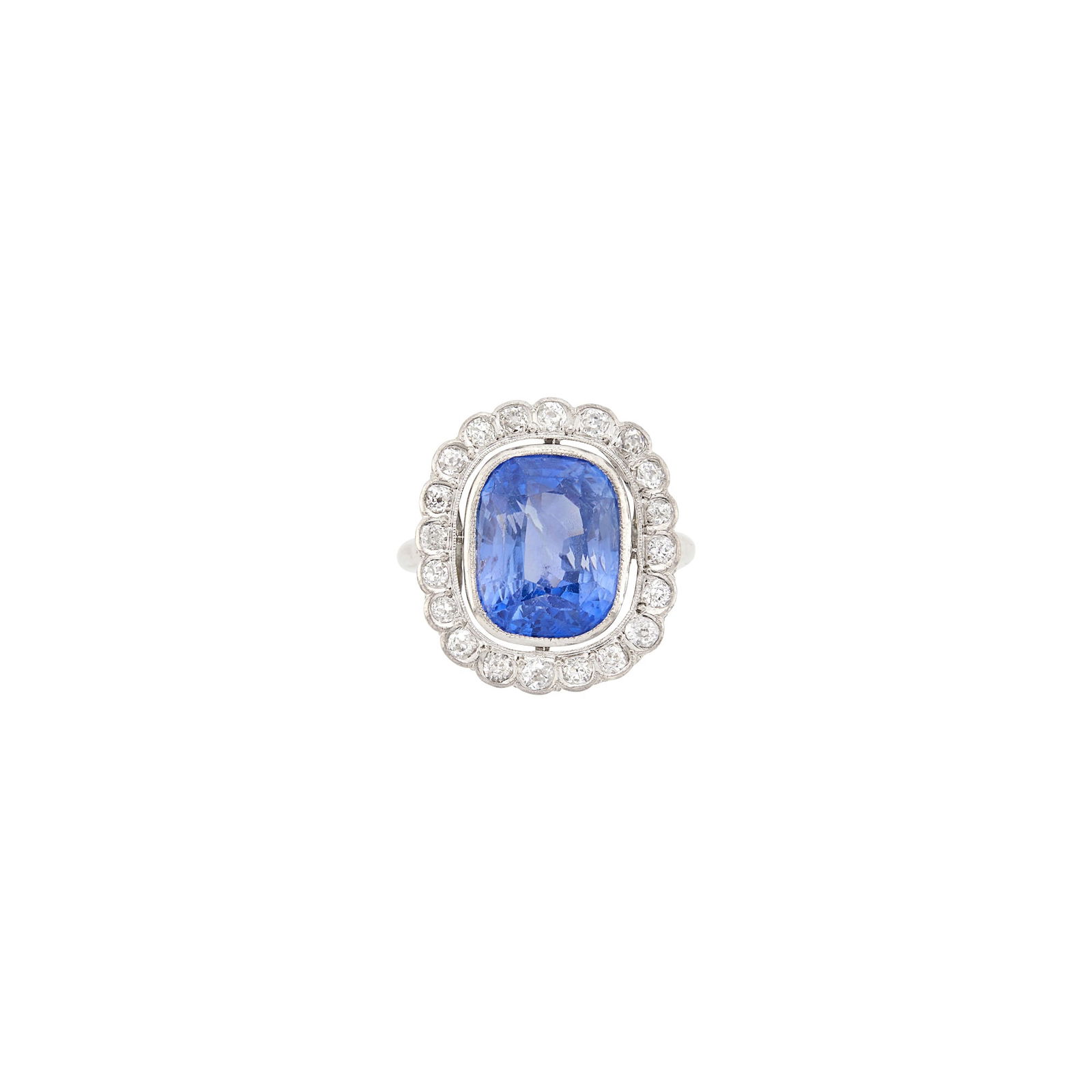 White Gold, Sapphire and Diamond Ring (1 of 2)