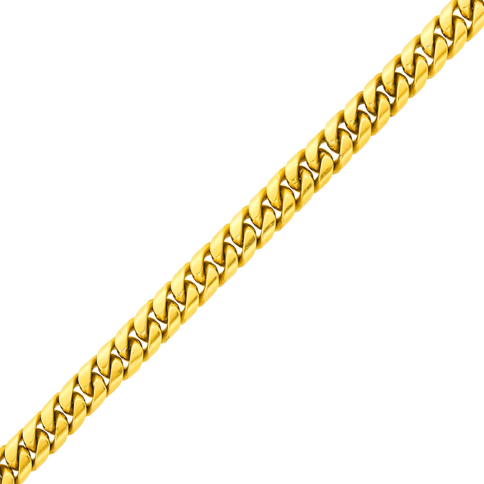 Gold Curb Link Bracelet (1 of 2)