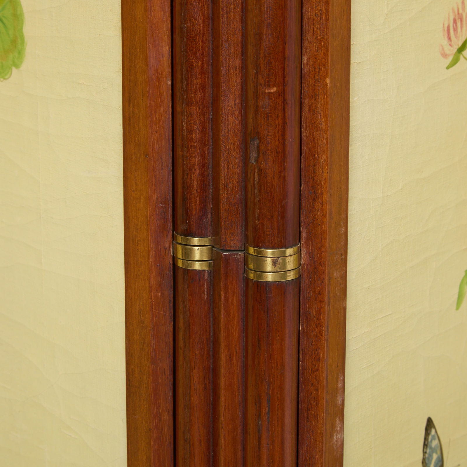 Painted Six Panel Screen - 2