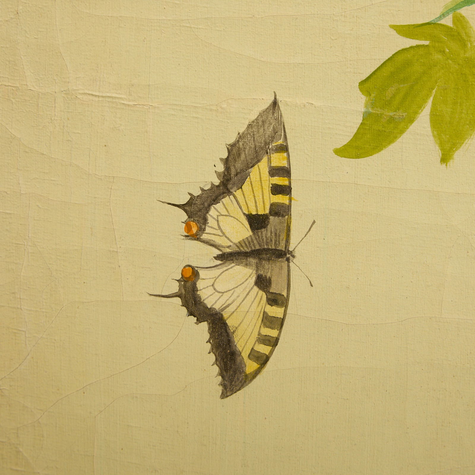 Painted Six Panel Screen - 3