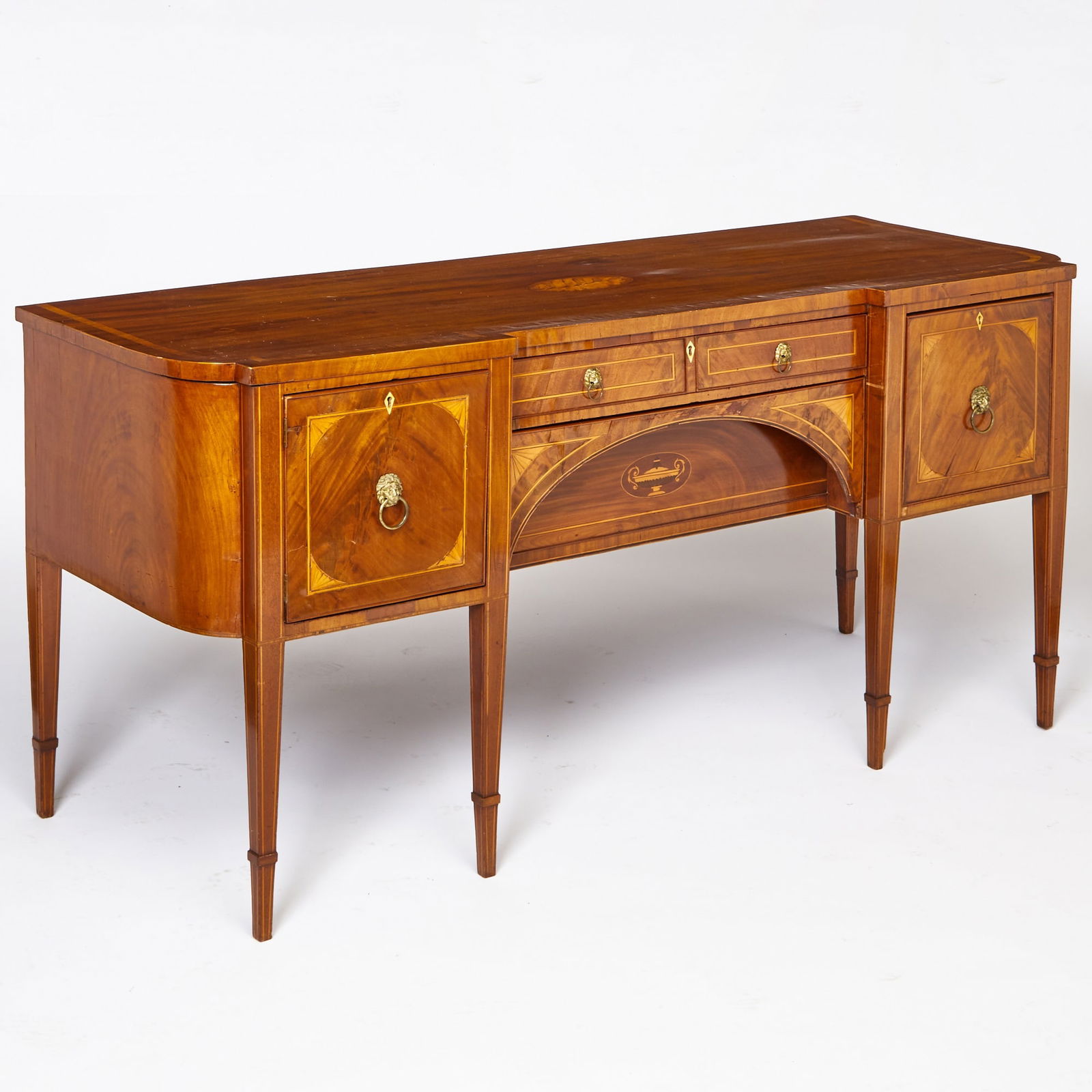 George III Inlaid Mahogany Side Board (1 of 7)