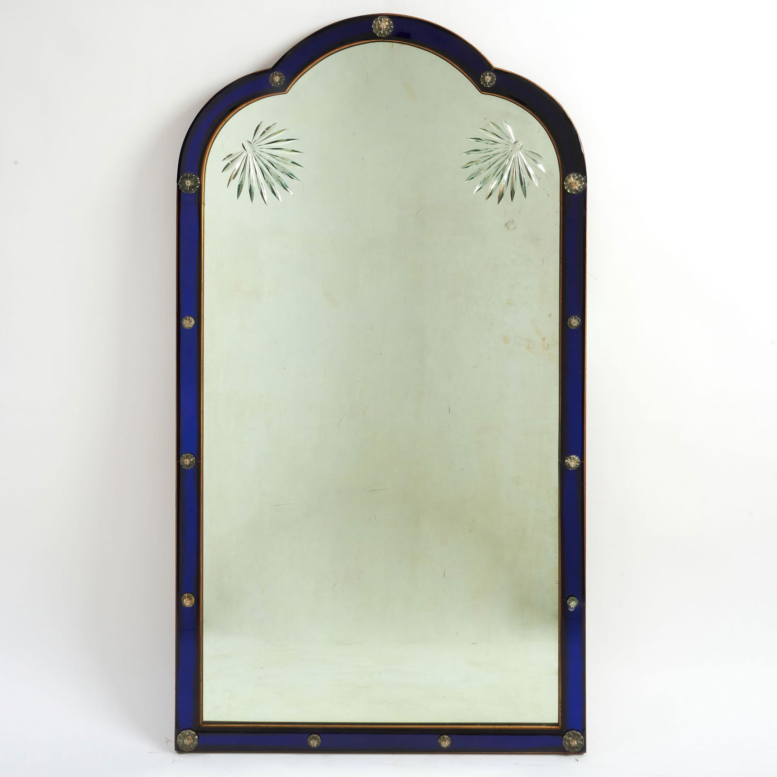 Cobalt Blue Venetian Mirror (1 of 2)
