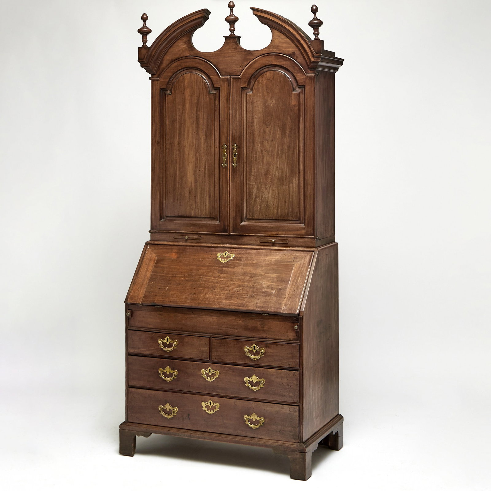 English Mahogany Secretary Bookcase (1 of 3)