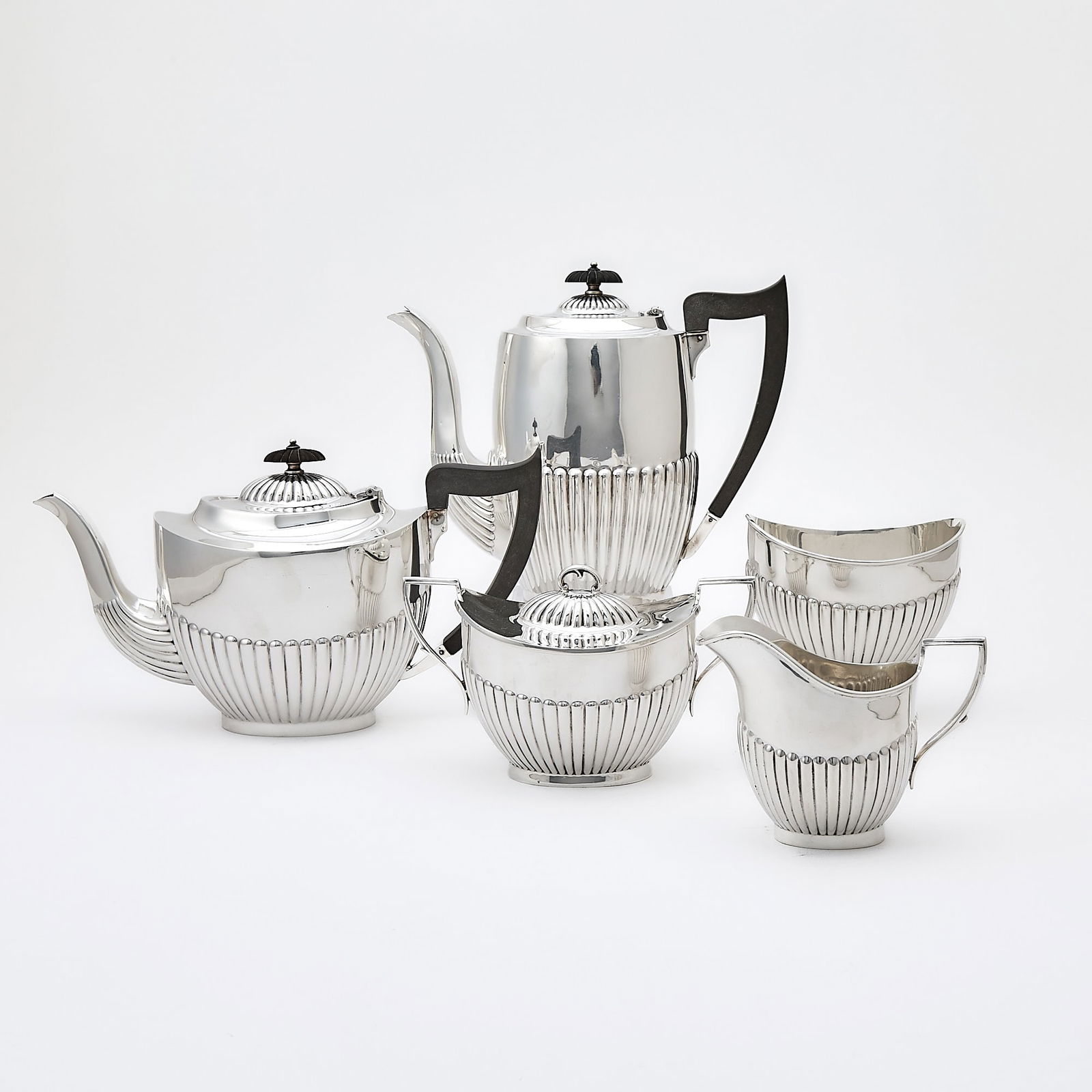George VI Sterling Silver Tea and Coffee Service (1 of 5)