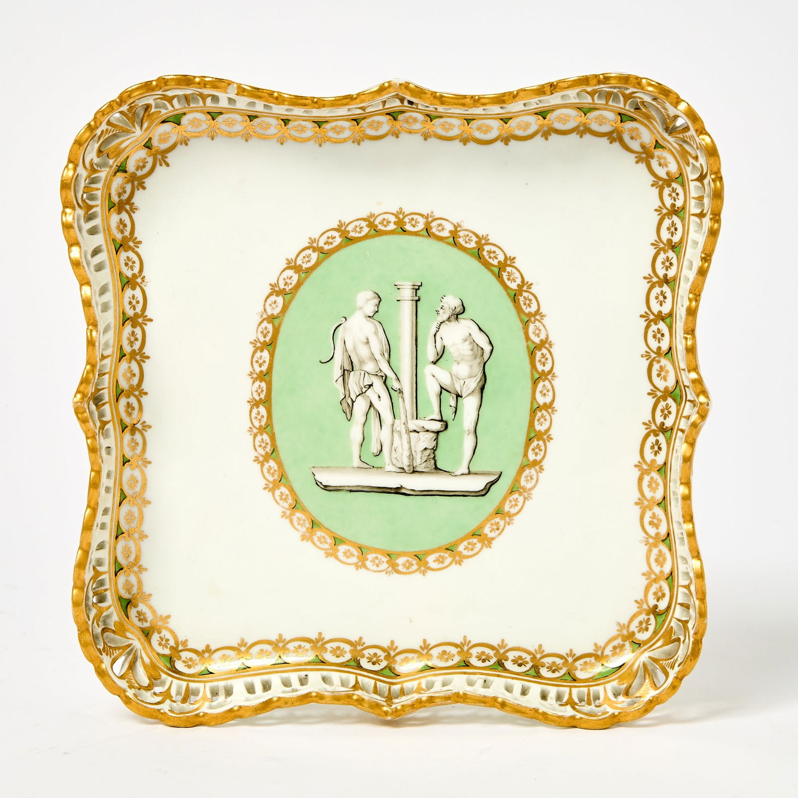 Vienna Gilt-Heightened Porcelain Tray (1 of 4)