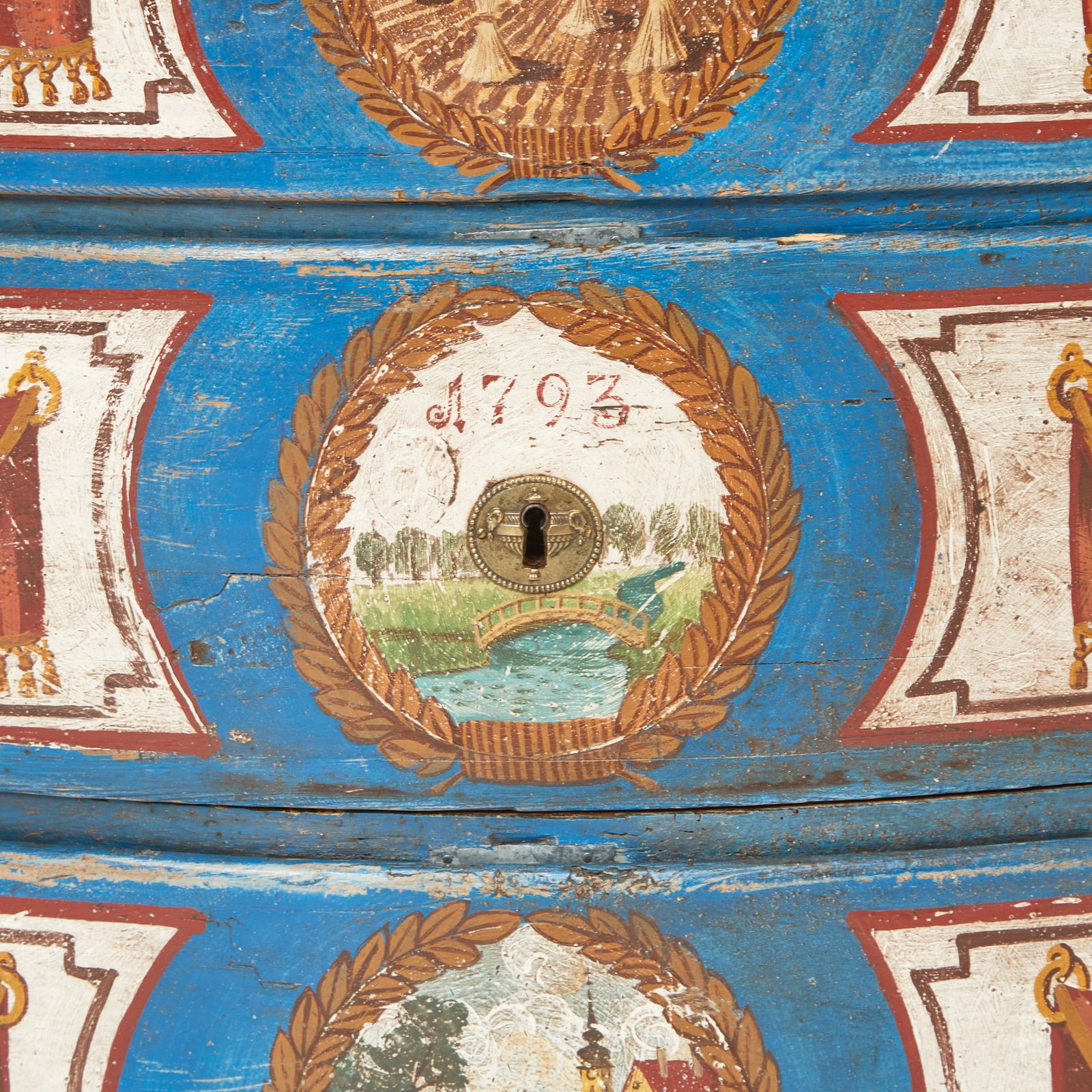 Continental Painted Commode - 3