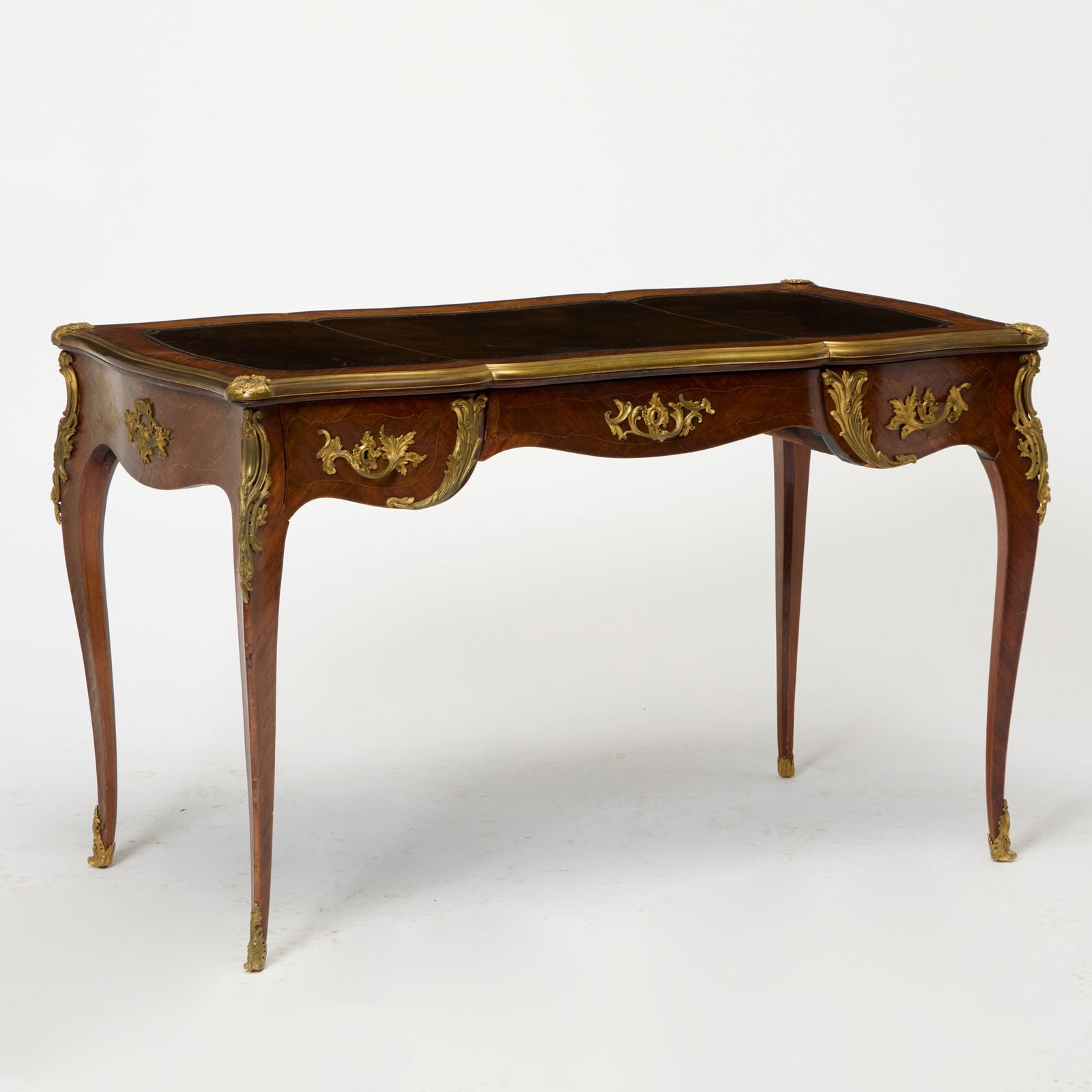 Louis XV Style Gilt-Bronze Mounted Kingwood Bureau Plat (1 of 5)