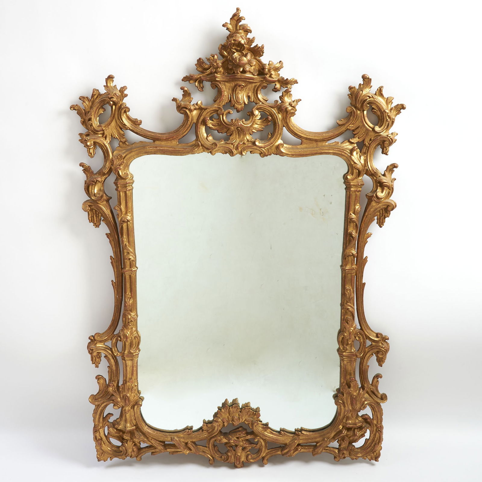 Italian Rococo Style Giltwood Mirror (1 of 3)