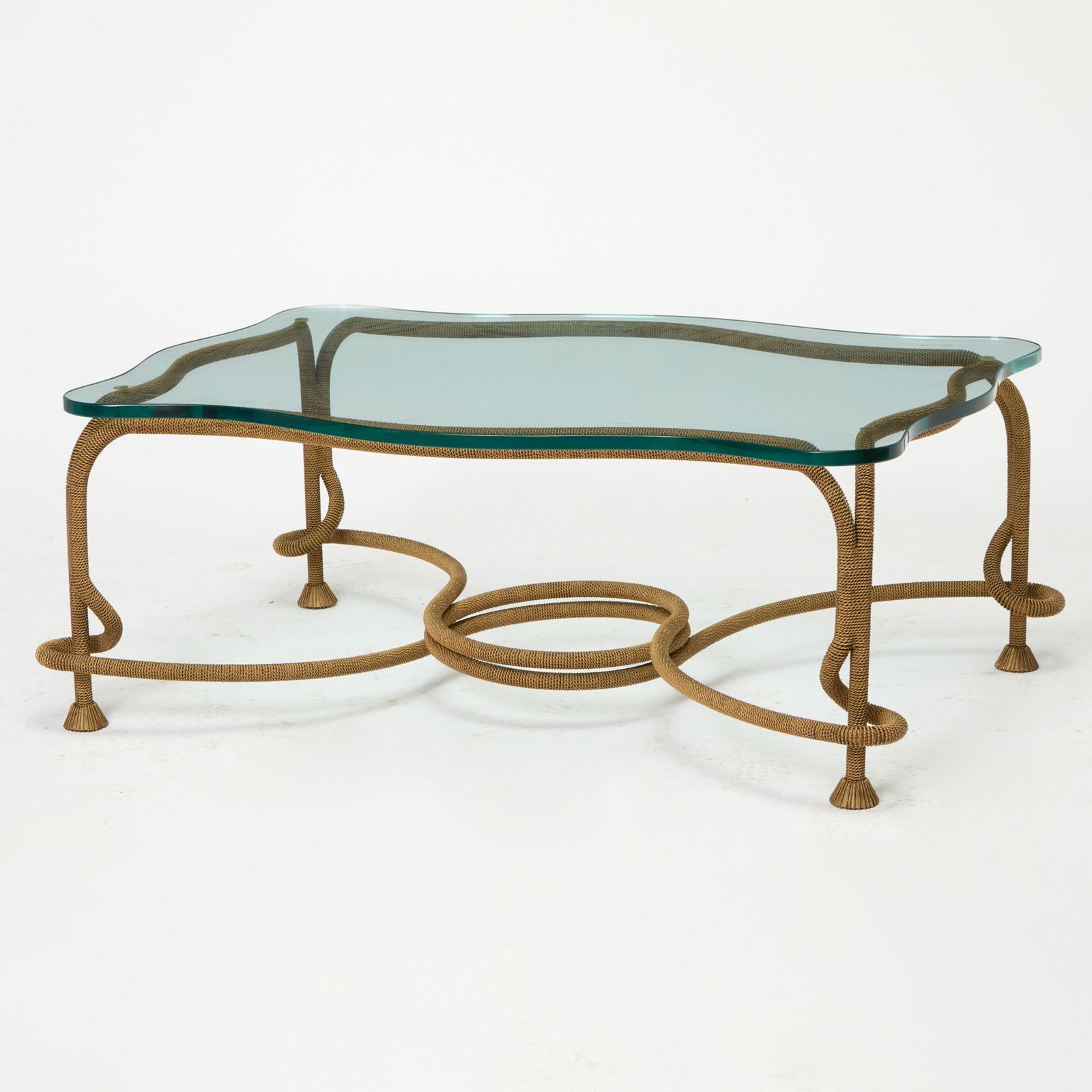 Gilt-Metal and Glass Low Table (1 of 6)