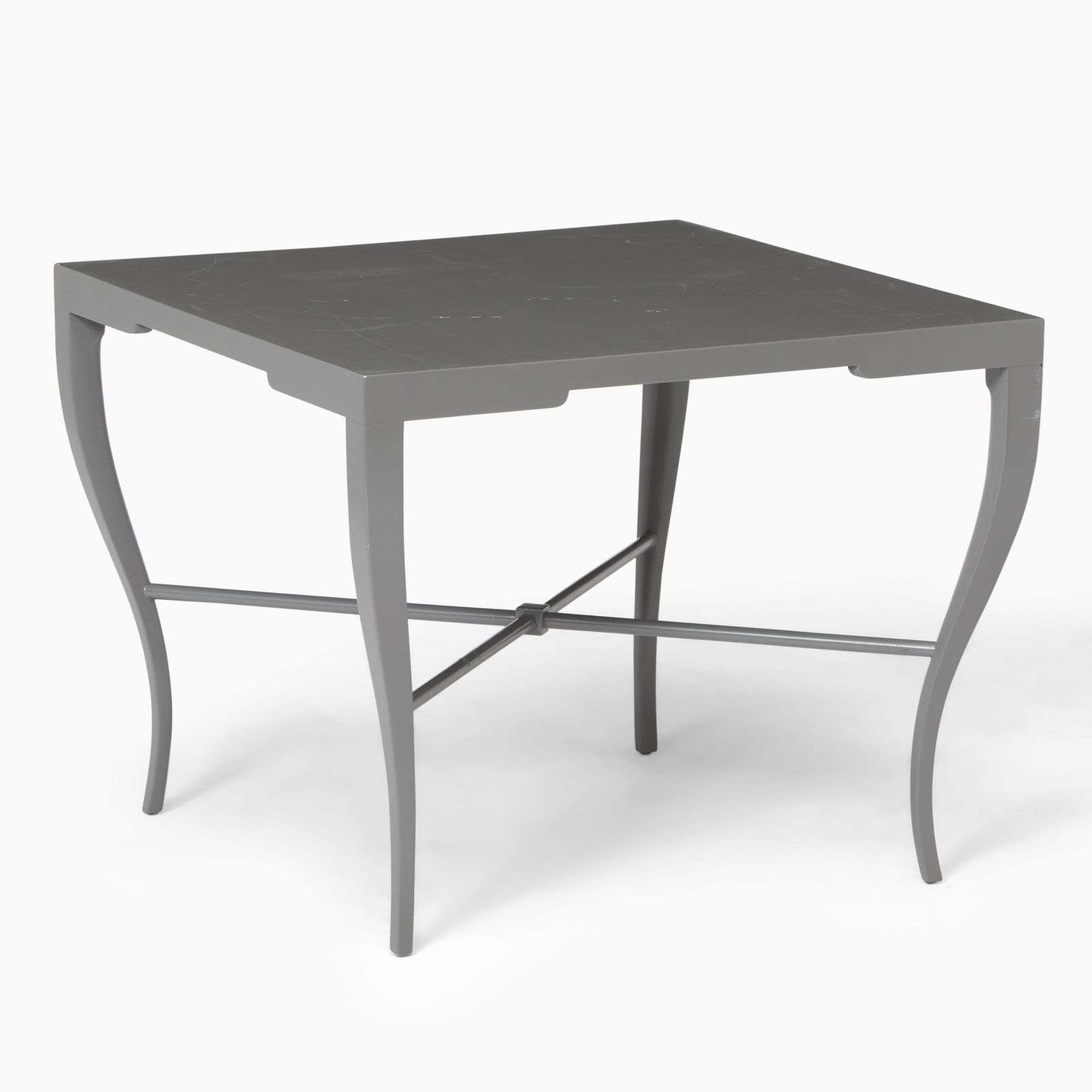 Tommi Parzinger Grey Lacquered Wood Coffee Table (1 of 5)