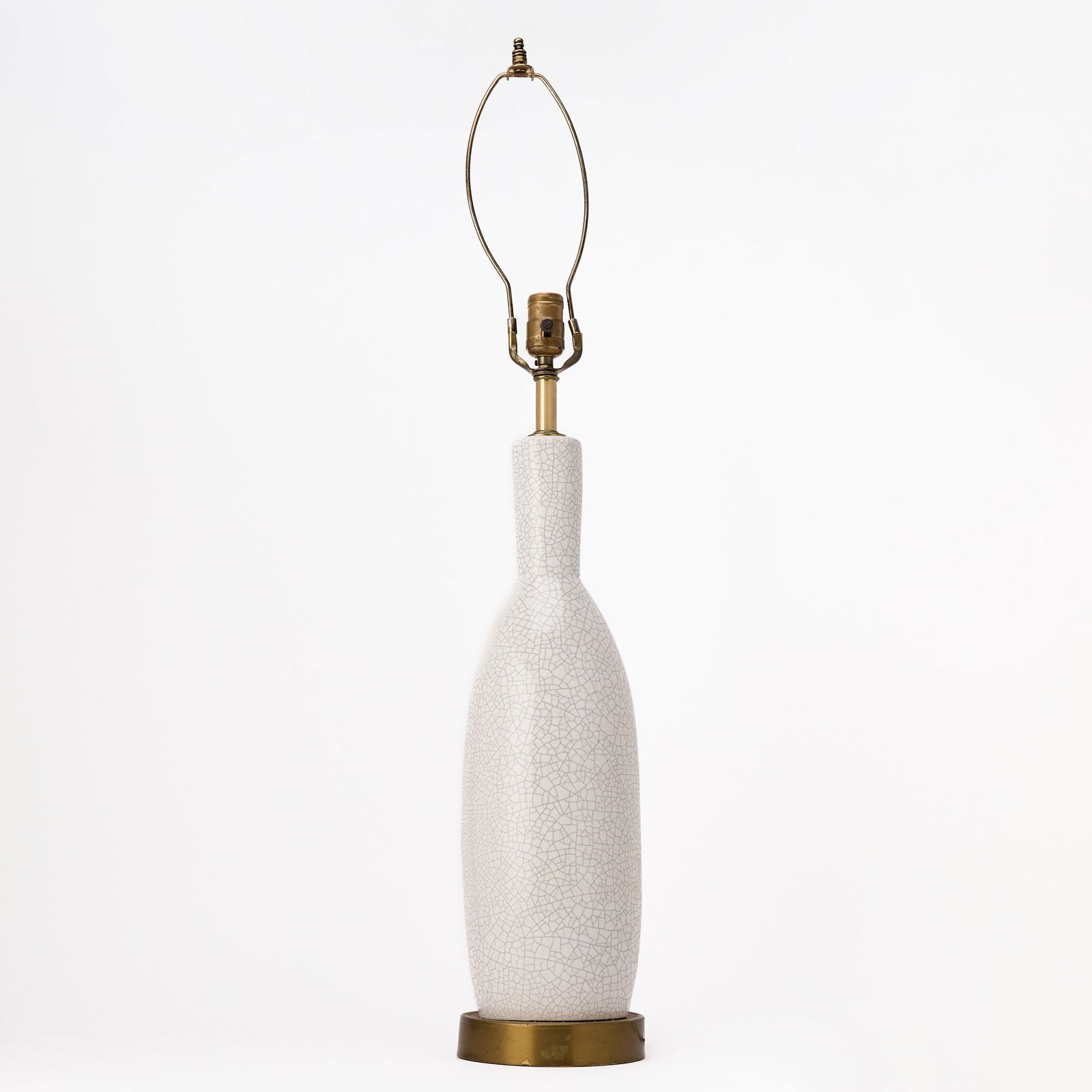 Crackle Glazed Ceramic Vase as a Lamp (1 of 5)