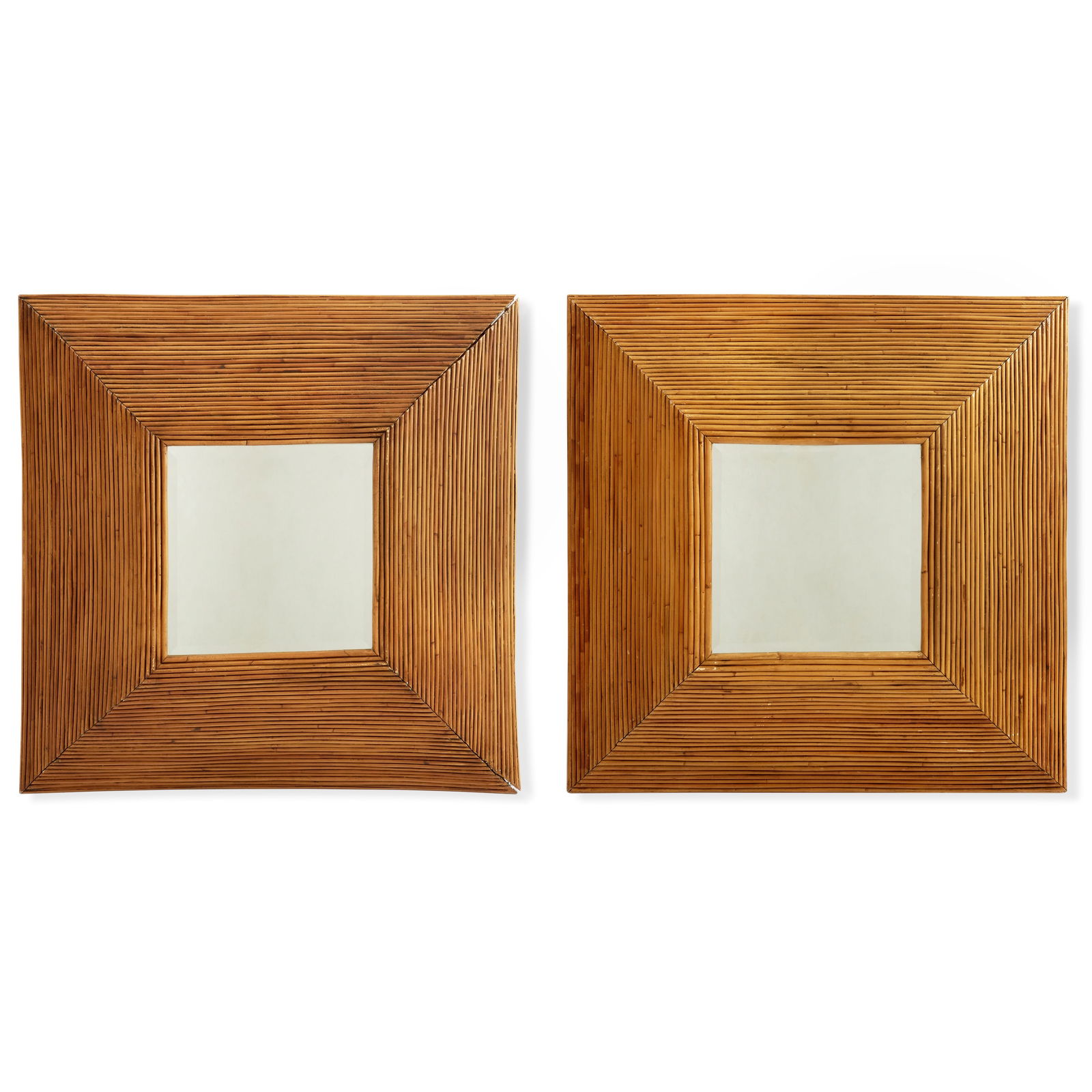 Two Reed Bordered Mirrors (1 of 5)