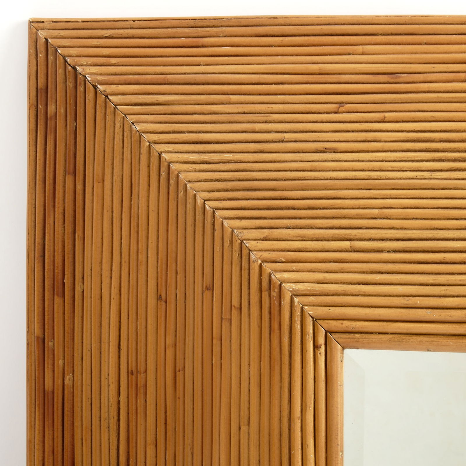 Two Reed Bordered Mirrors - 4