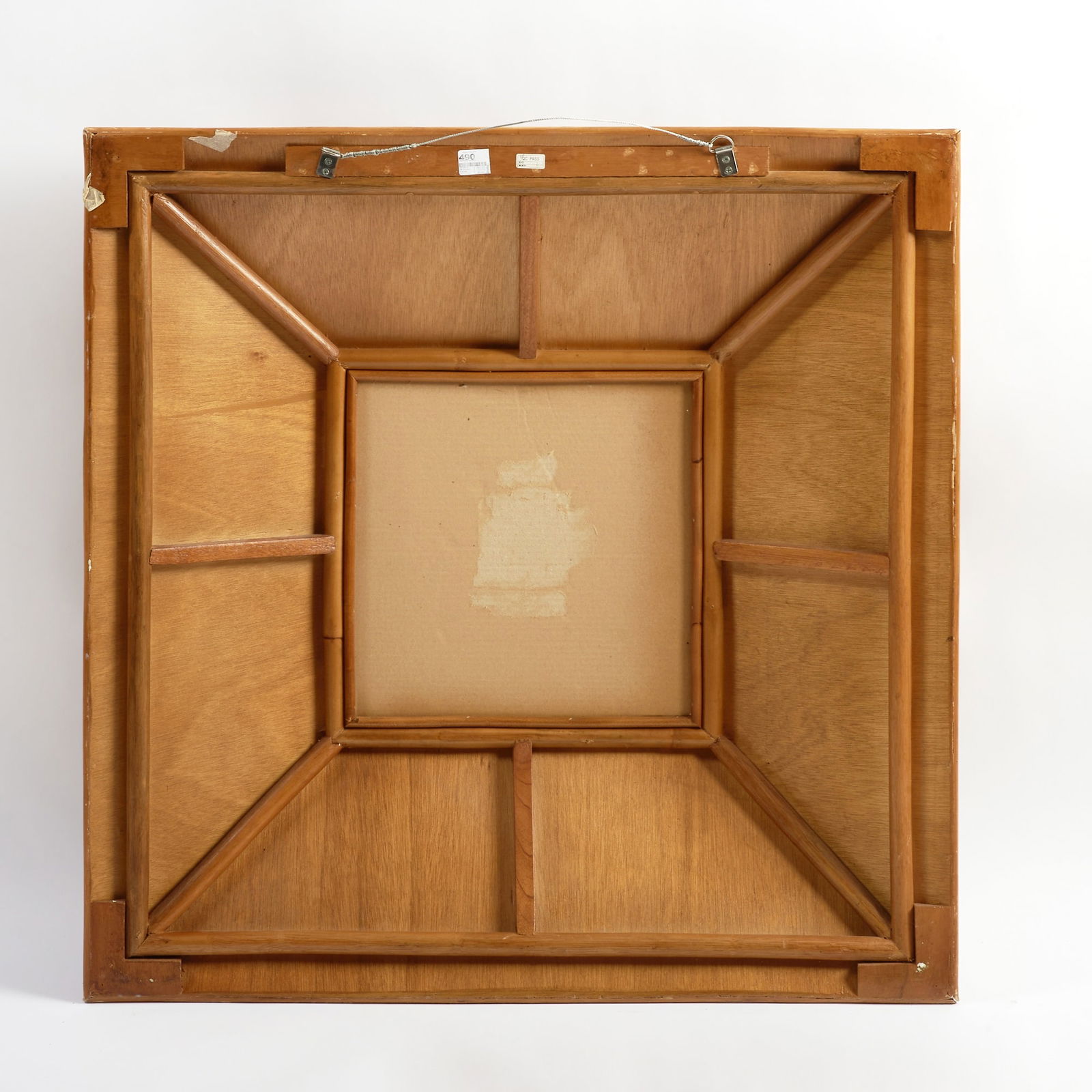 Two Reed Bordered Mirrors - 5