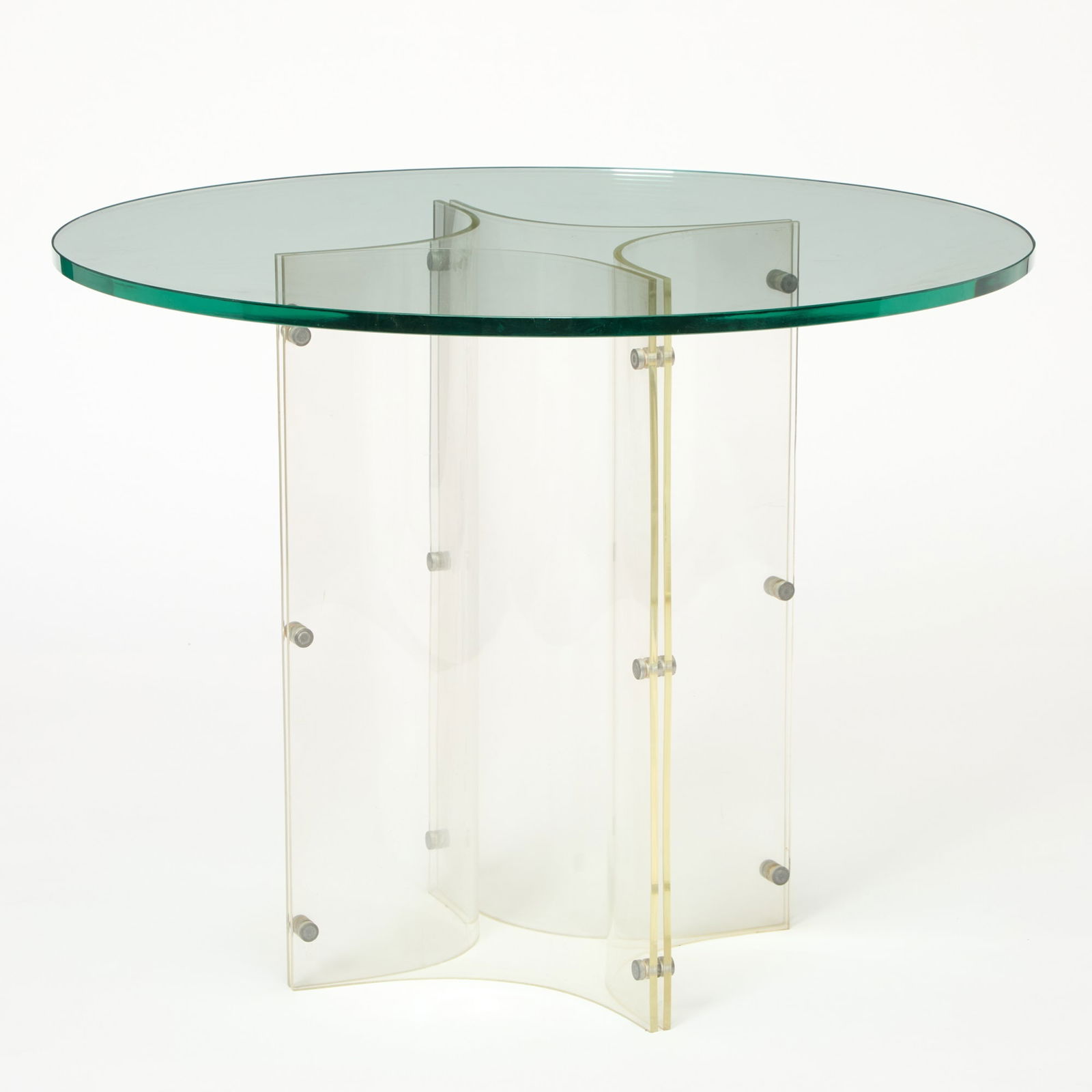Acrylic and Glass Dining Table (1 of 3)