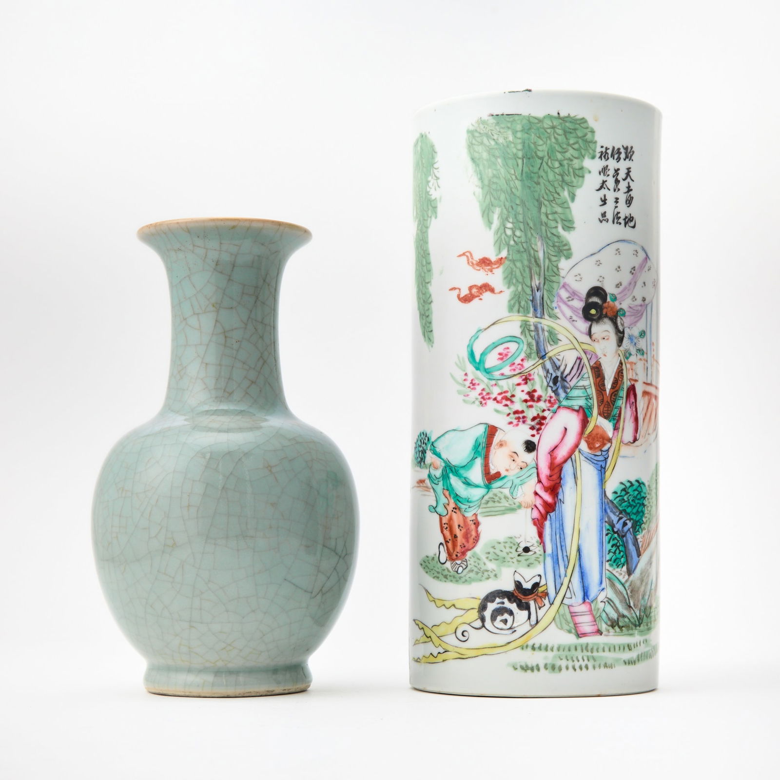 Two Chinese Porcelain Vases (1 of 8)