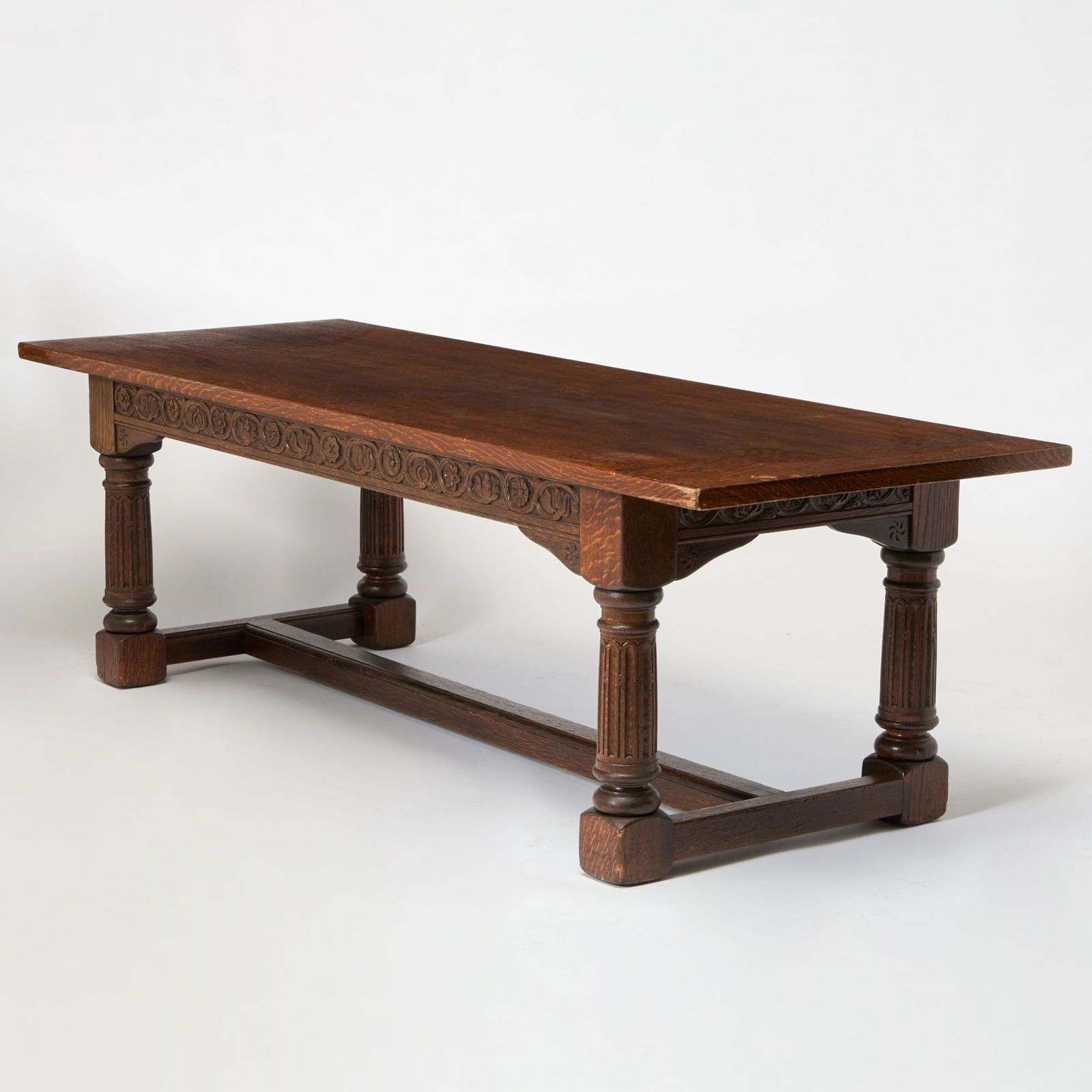 English Joined Oak Dining Table (1 of 5)