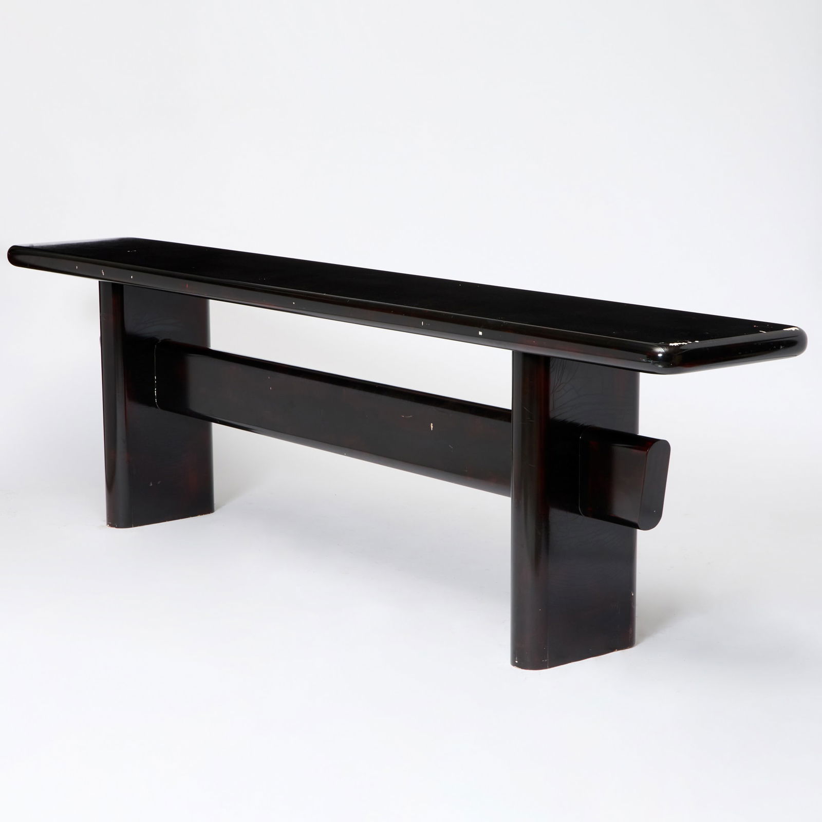 Black Lacquer Console Table (1 of 4)