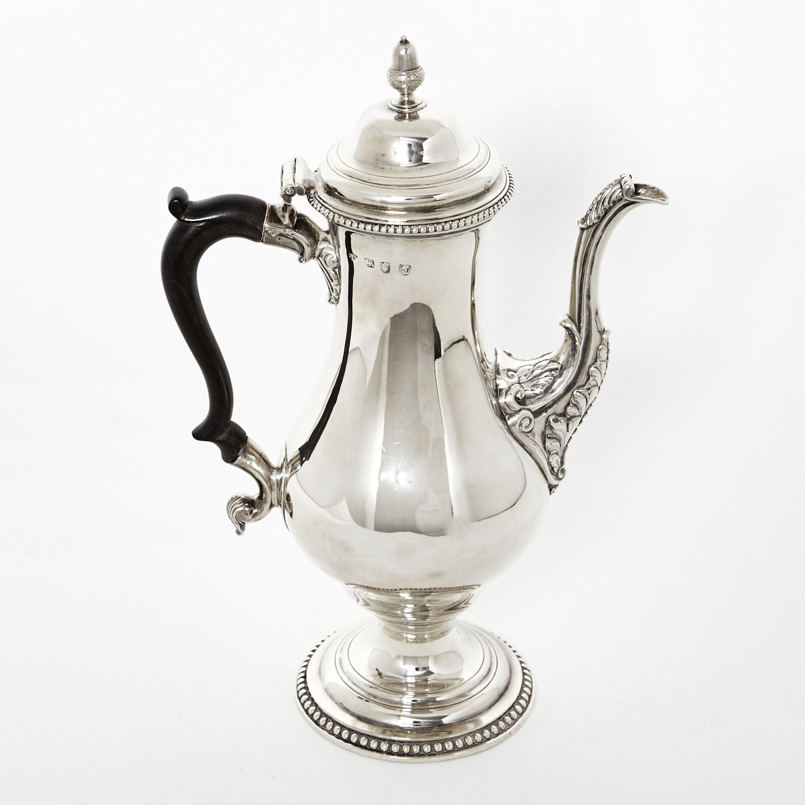 George III Sterling Silver Coffee Pot (1 of 2)
