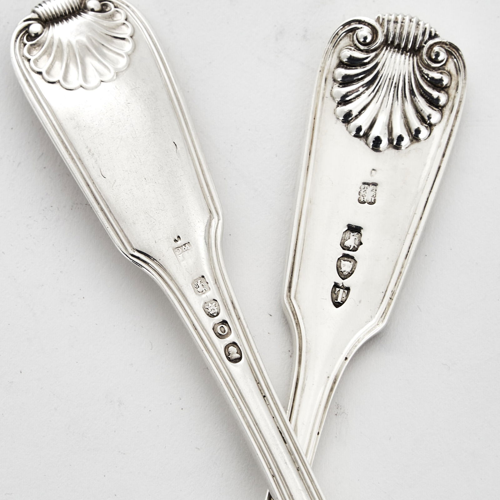 Victorian Sterling Silver "Thread and Shell" Pattern Part Flatware Service - 2