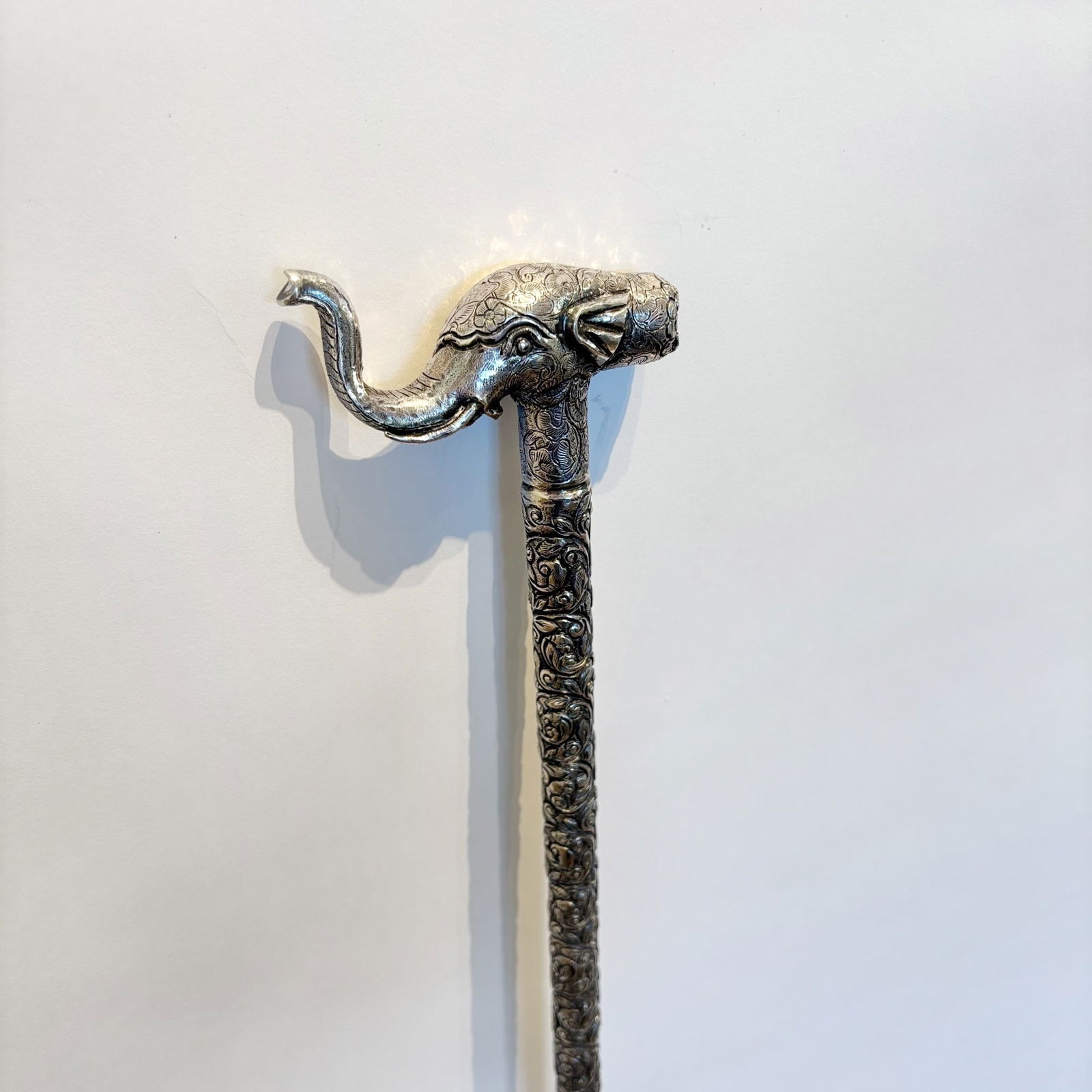 Indian Silver Walking Stick - 6